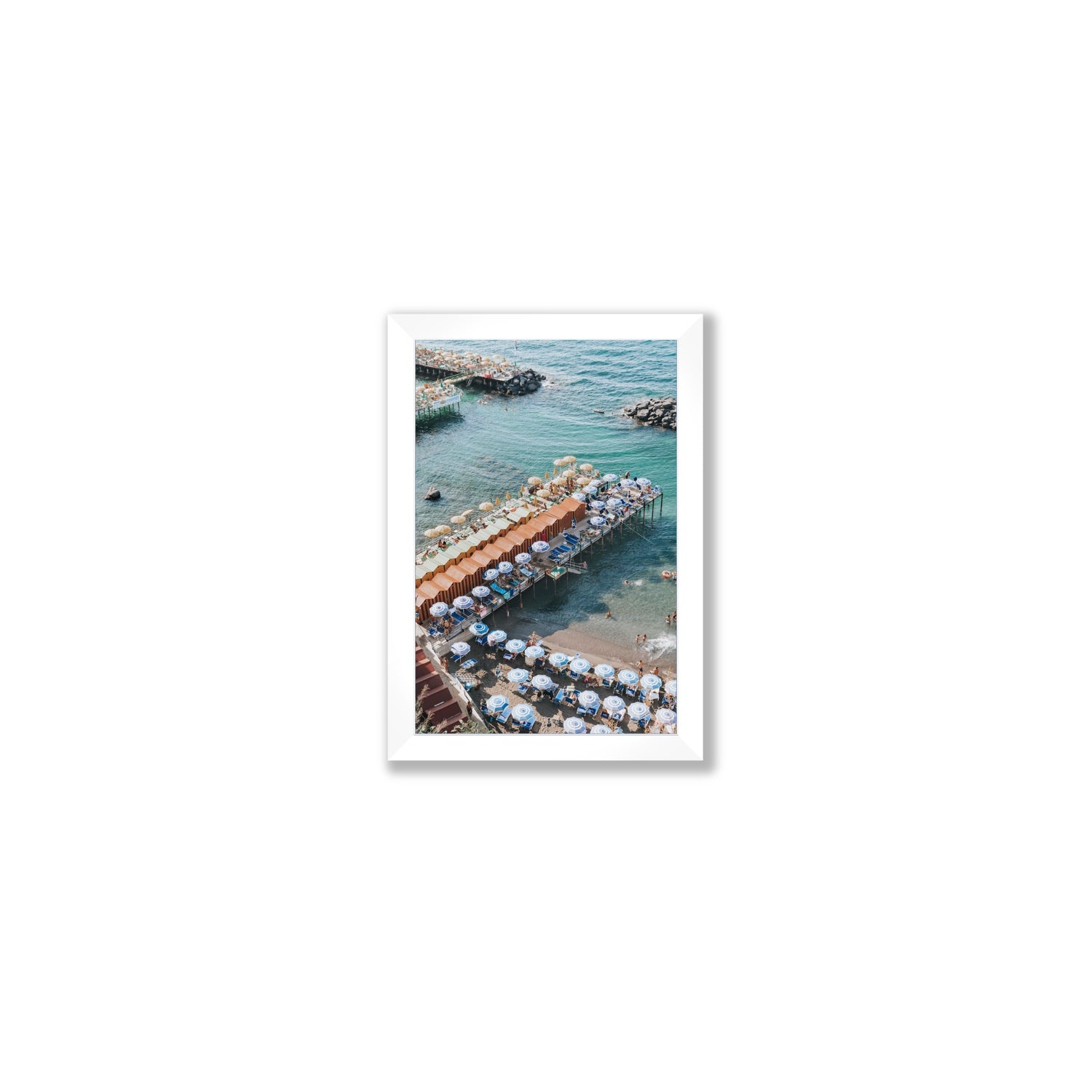 Ocean Fantasy fine art print, Sorrento, Italy, Small, White Frame · Full Bleed, Fine Art Print