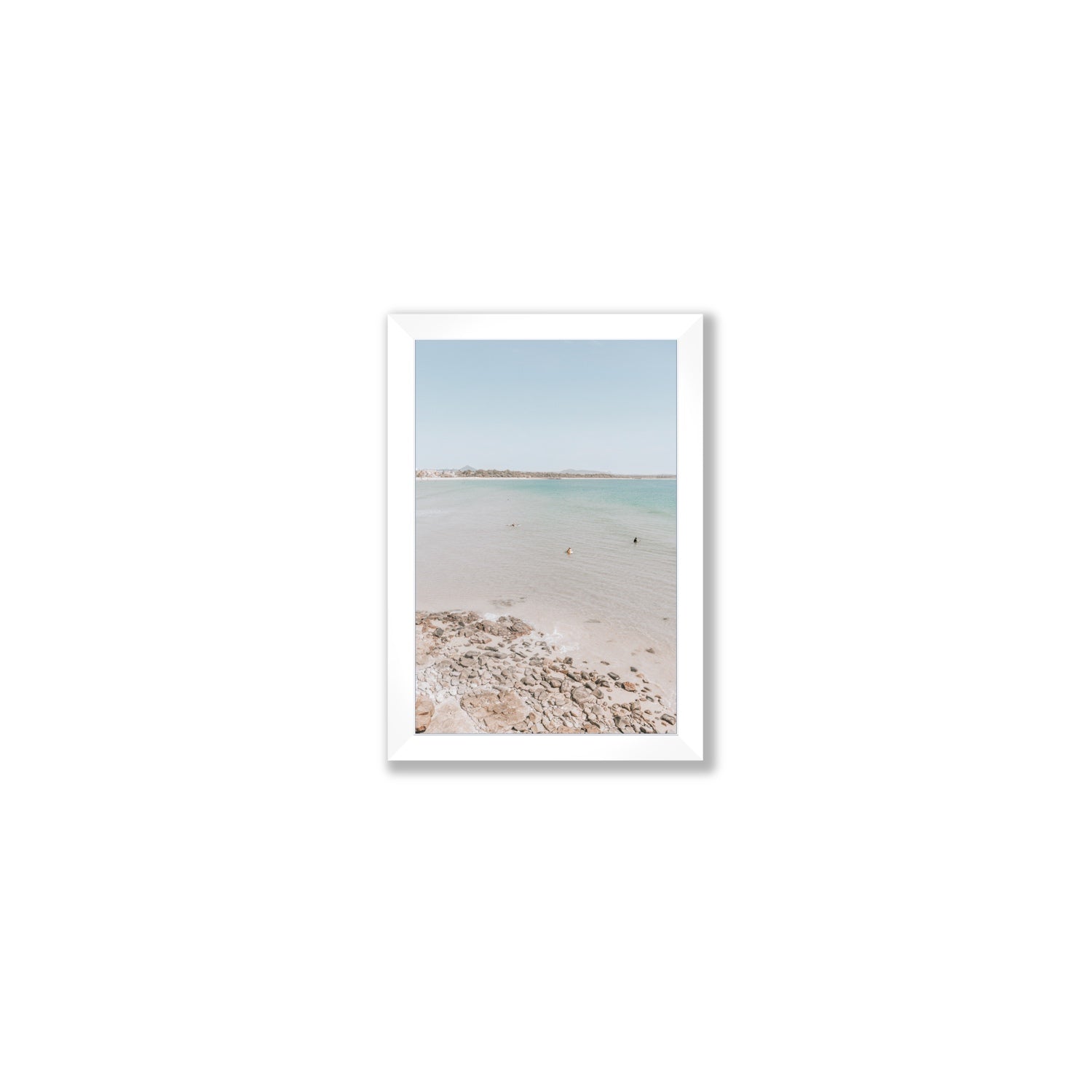 Sweet Serotonin fine art print, Noosa, Australia, coastal scenes artwork, Small, White Frame · Full Bleed, Fine Art Print
