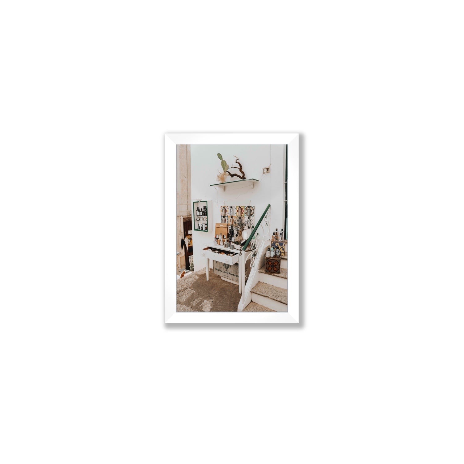 Liquid Gold fine art print, Puglia, Italy, Small, White Frame · Full Bleed, Fine Art Print