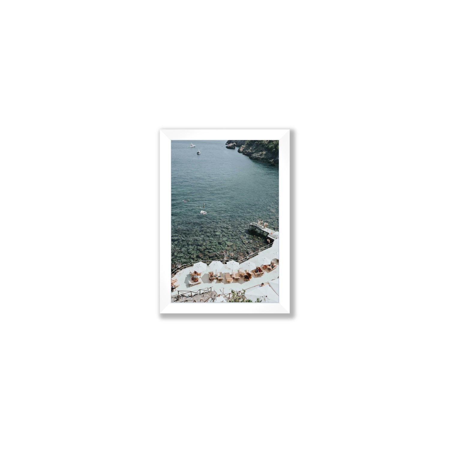 Until The Sun Goes Down Tuscany Italian decor wall art Small full-bleed fine art print in white frame