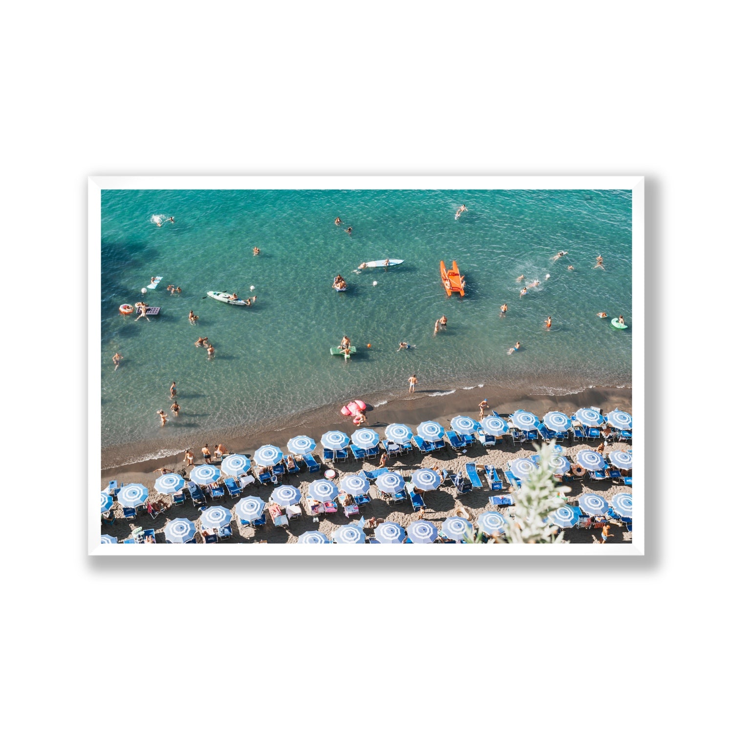 The Sea of Tranquility fine art print, Sorrento, Italy, Gallery, White Frame · Full Bleed, Fine Art Print