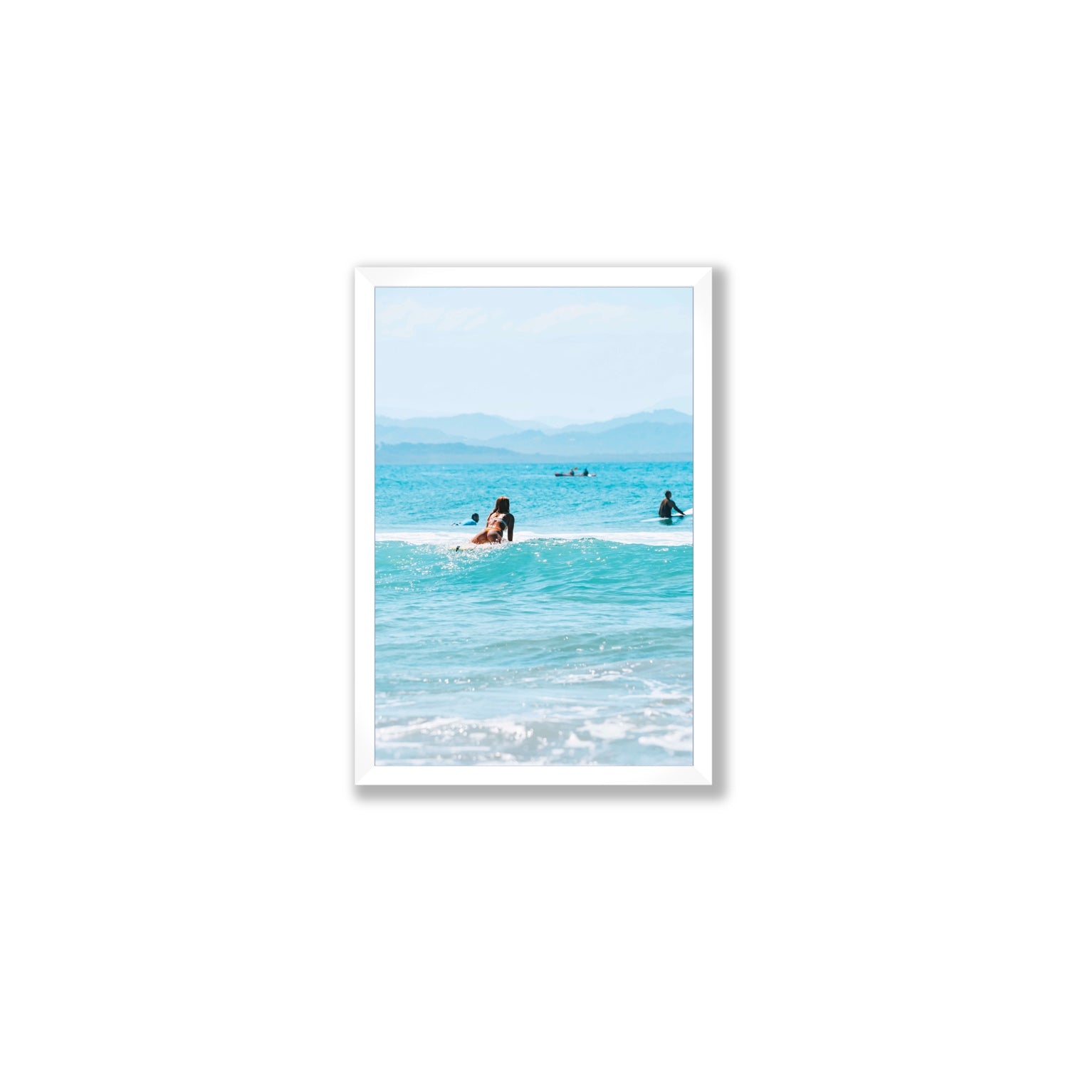 Tatiana fine art print, Byron Bay, Australia, Medium, White Frame · Full Bleed, Fine Art Print