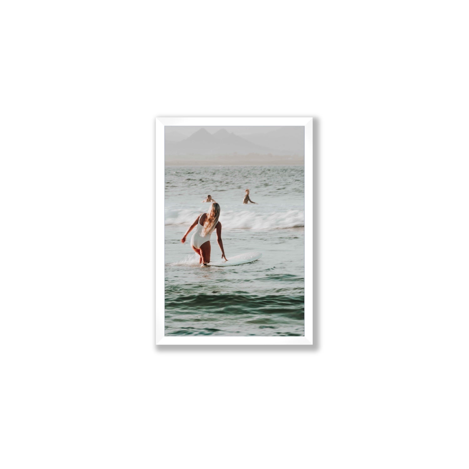 Blondie fine art print, Byron Bay, Australia, Medium, White Frame · Full Bleed, Fine Art Print