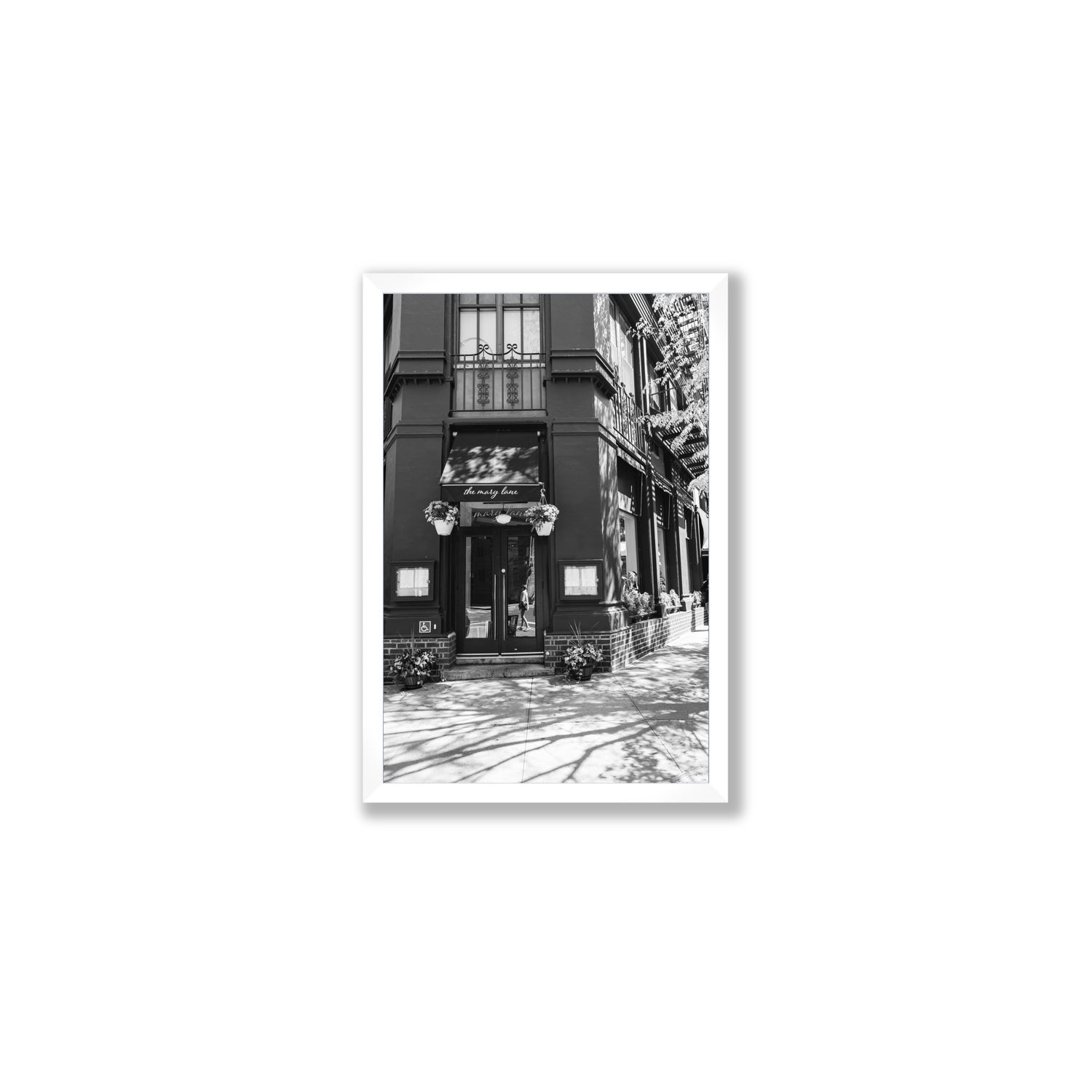 Mary's Corner fine art print, New York, United States, Medium, White Frame · Full Bleed, Fine Art Print