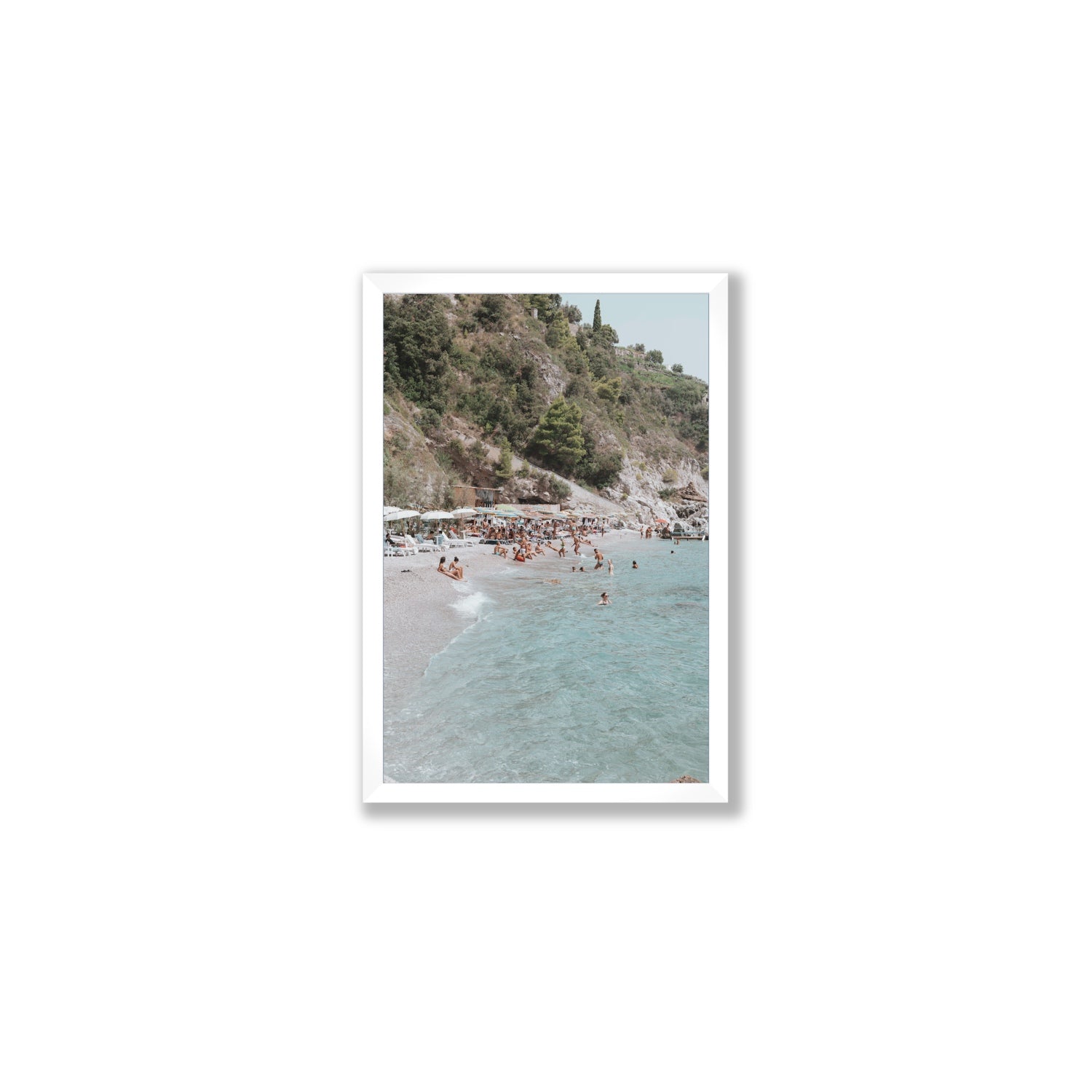 Mediterranean Magic fine art print, Amalfi, Italy, Medium, White Frame · Full Bleed, Fine Art Print