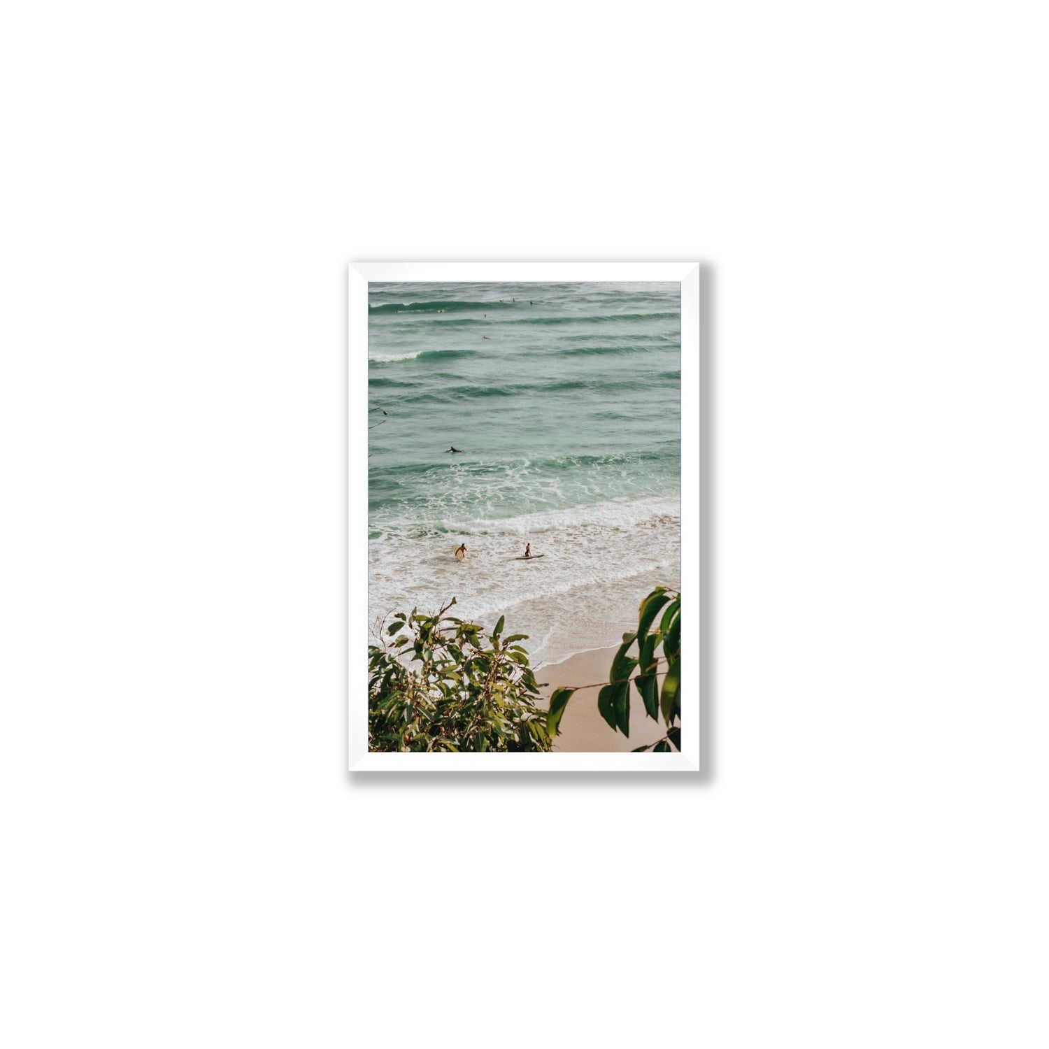Private Paradise fine art print, Byron Bay, Australia, Medium, White Frame · Full Bleed, Fine Art Print