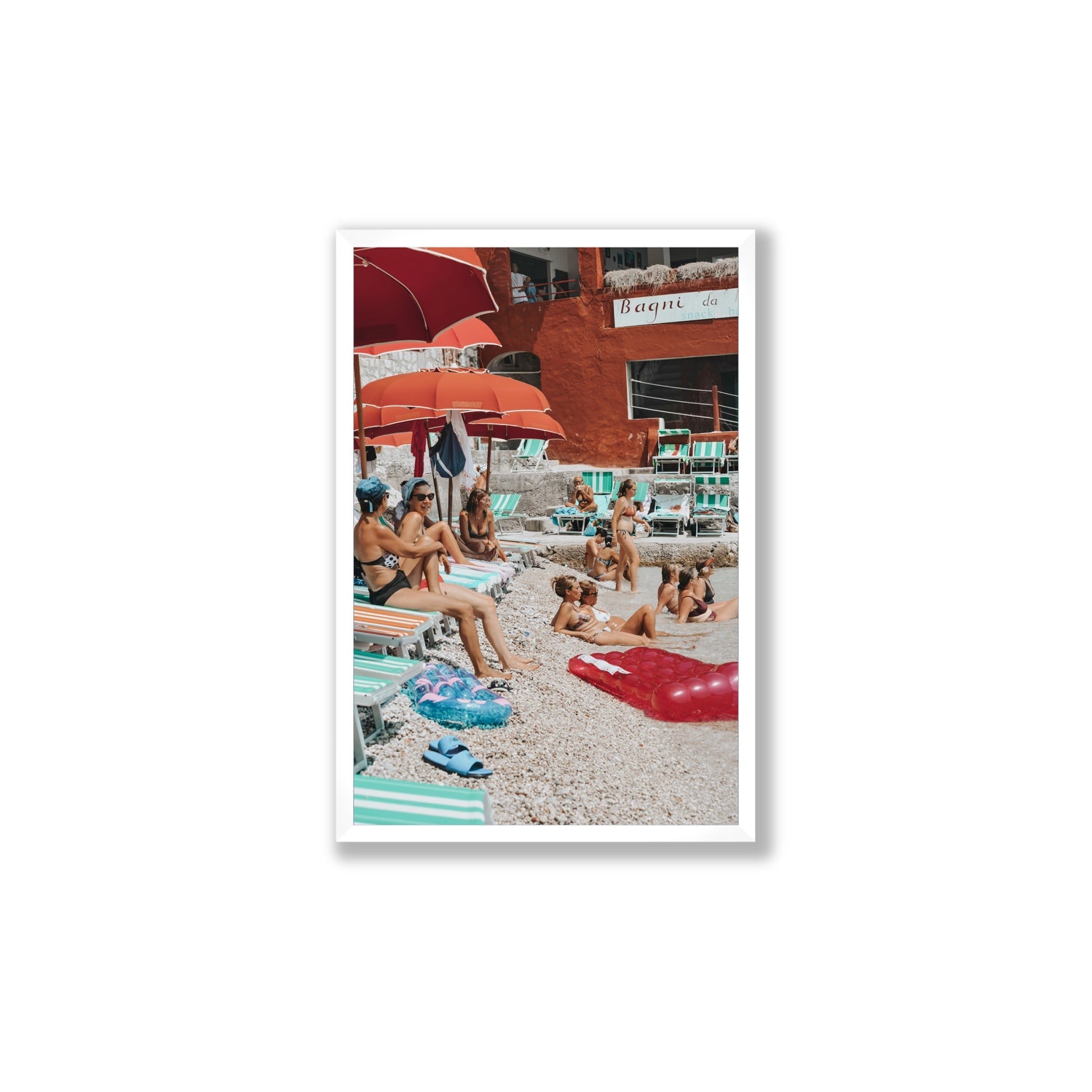 La Dolce Vita fine art print, Capri, Italy, Large, White Frame · Full Bleed, Fine Art Print