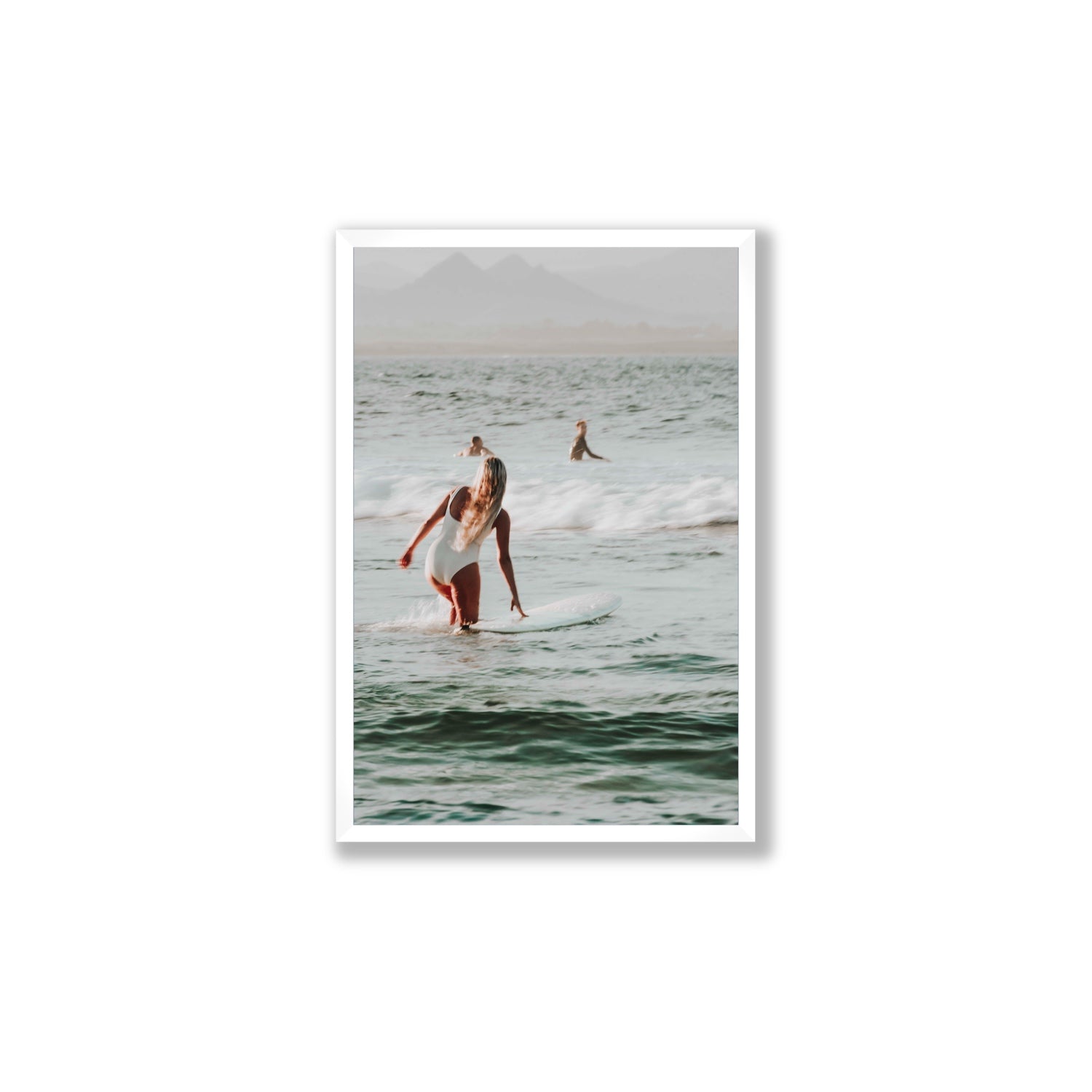Blondie fine art print, Byron Bay, Australia, Large, White Frame · Full Bleed, Fine Art Print