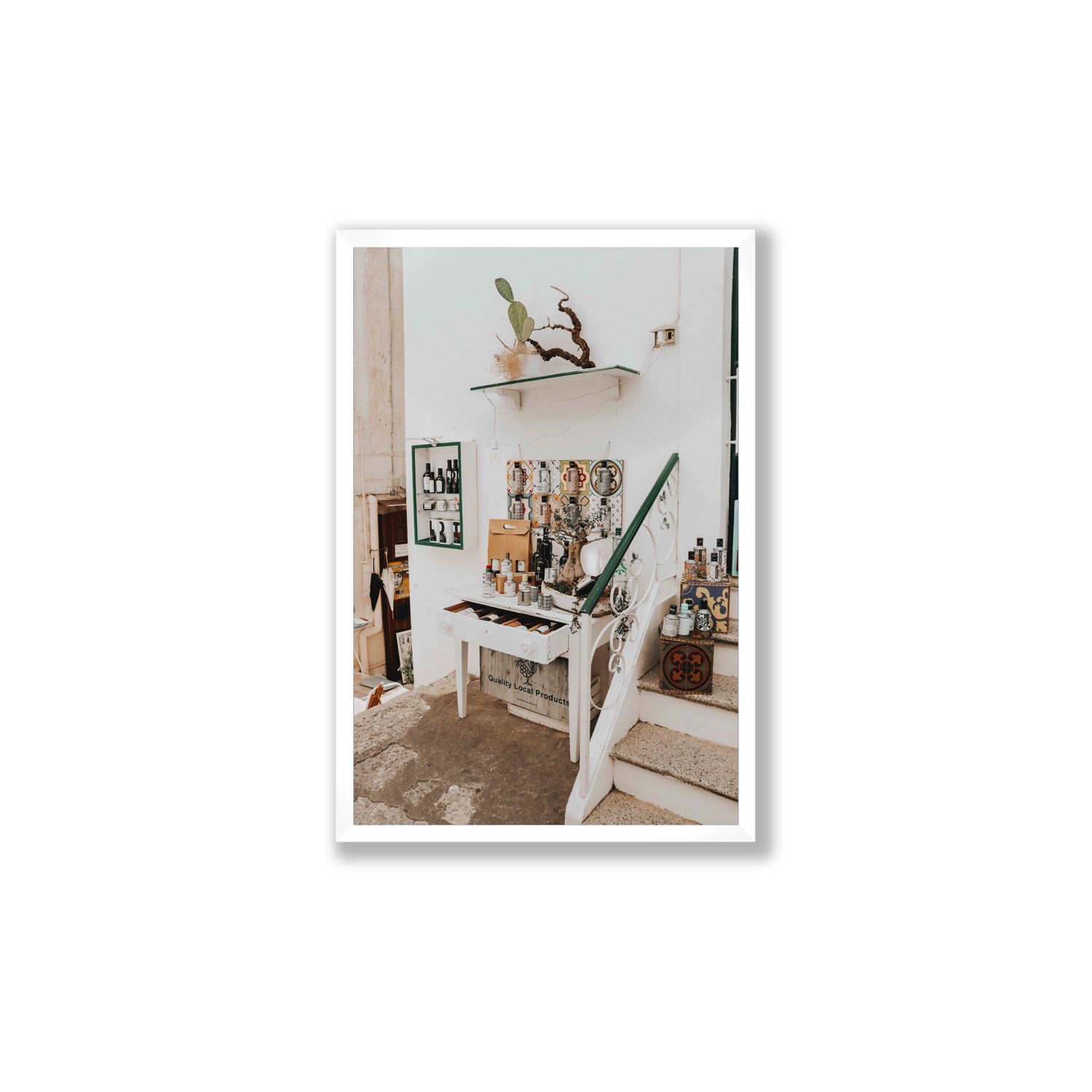 Liquid Gold fine art print, Puglia, Italy, Large, White Frame · Full Bleed, Fine Art Print