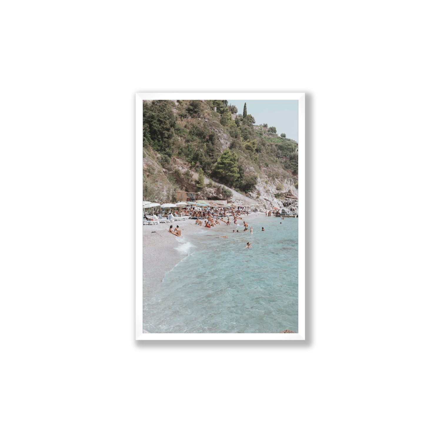 Mediterranean Magic fine art print, Amalfi, Italy, Large, White Frame · Full Bleed, Fine Art Print