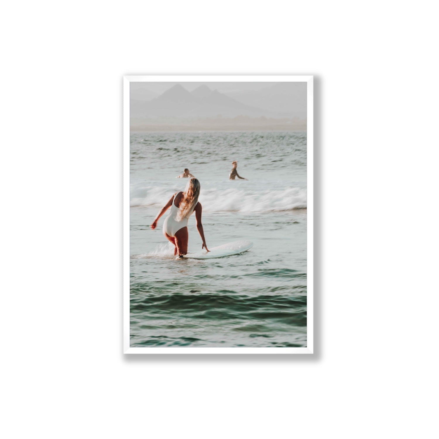 Blondie fine art print, Byron Bay, Australia, Extra Large, White Frame · Full Bleed, Fine Art Print