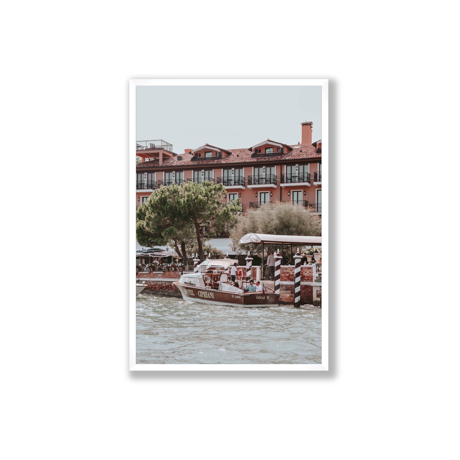 Cocai II Venice Italian wall art Extra Large full-bleed fine art print in white frame
