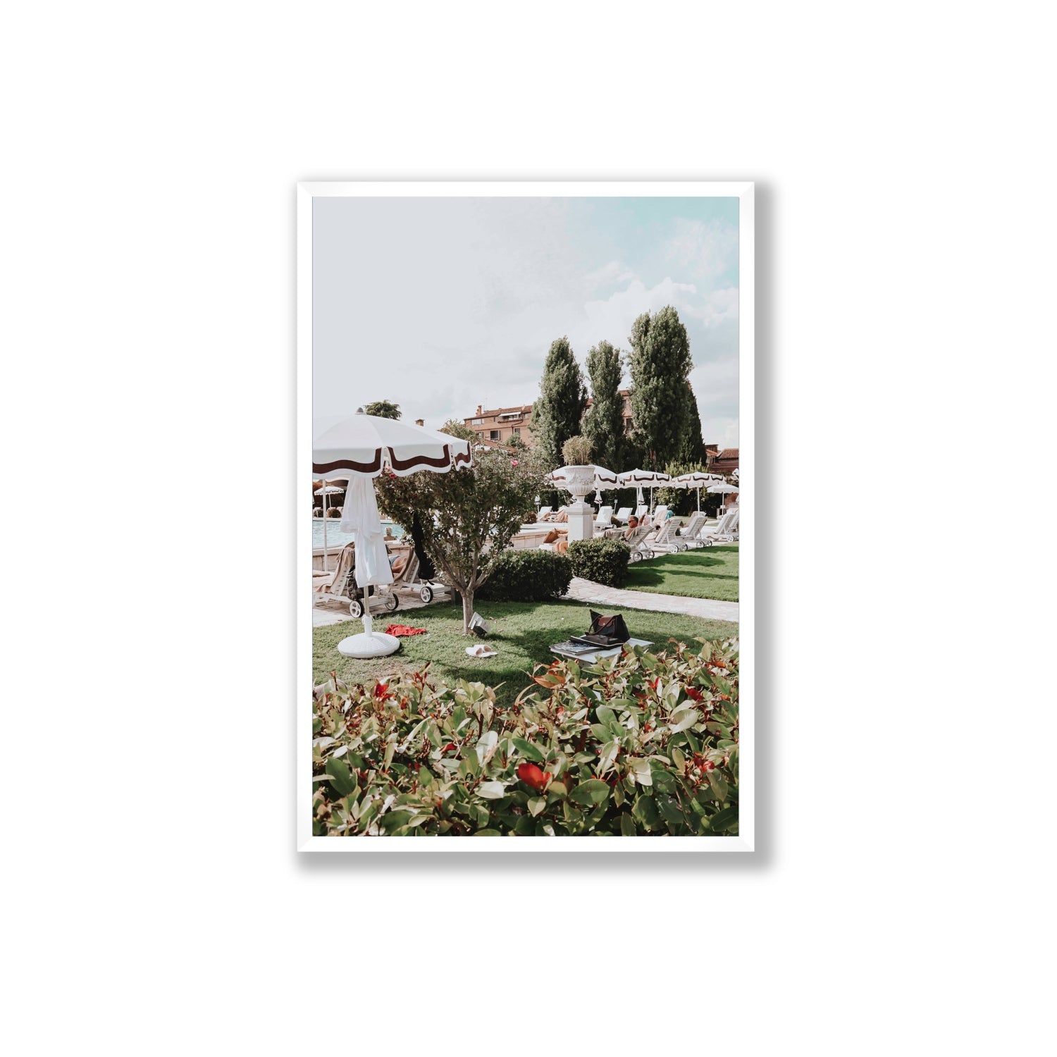 La Serenissima Venice Italian wall art Extra Large full-bleed fine art print in white frame