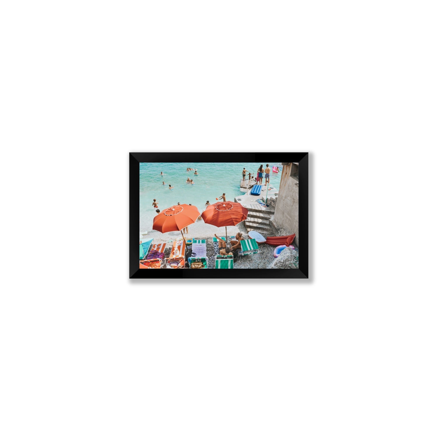 Water Wonderland fine art print, Capri, Italy, Small, Black Frame · Full Bleed, Fine Art Print