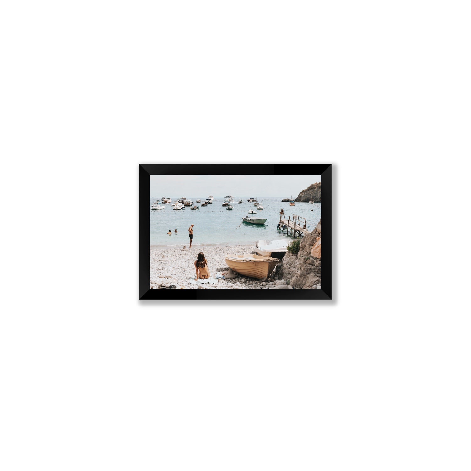L'Osservatore Nerano wall art Small full-bleed fine art print in black frame