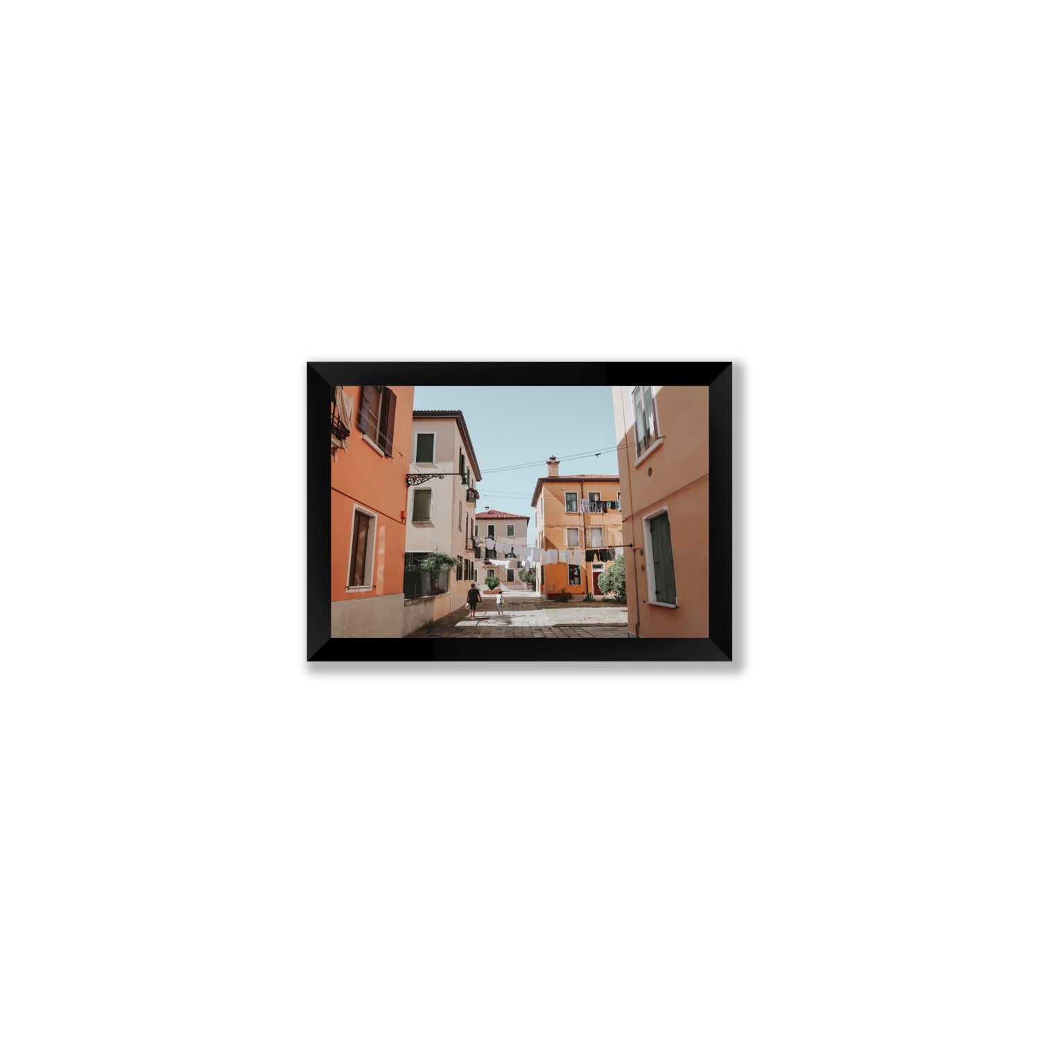 Giorgia Boscolo Venice Italian wall art Small full-bleed fine art print in black frame