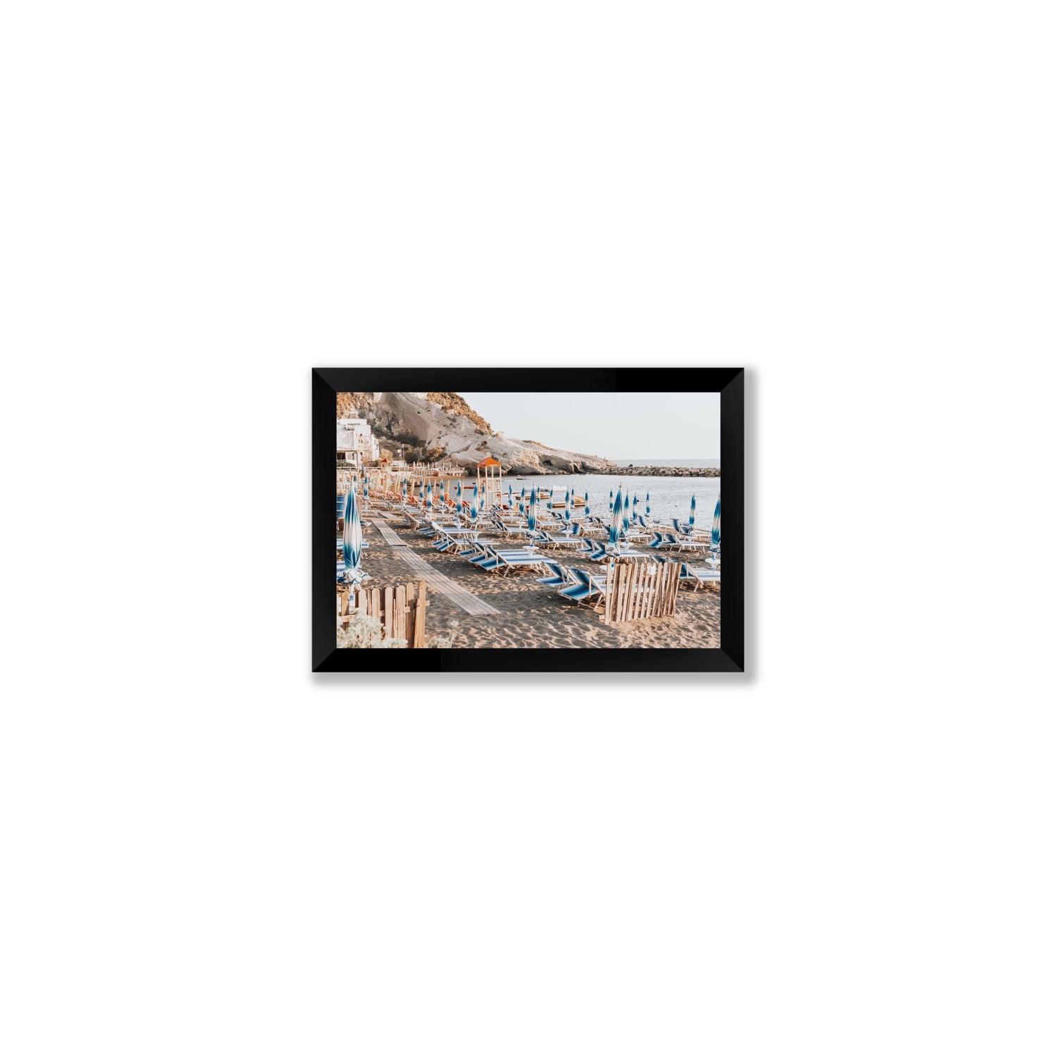 Sandy Daydreams fine art print, Ischia, Italy, Small, Black Frame · Full Bleed, Fine Art Print