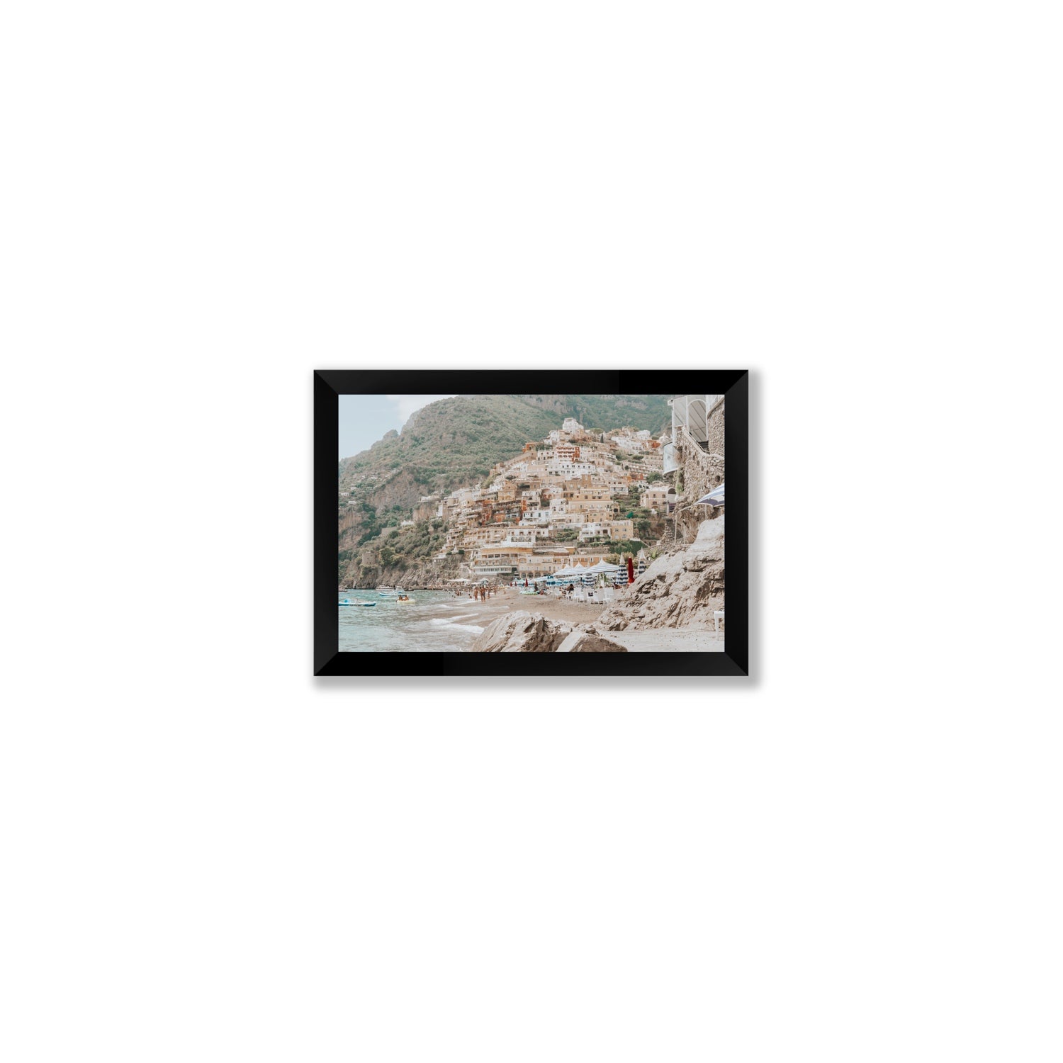 Sogno di Positano fine art print, Positano, Italy, Small, Black Frame · Full Bleed, Fine Art Print