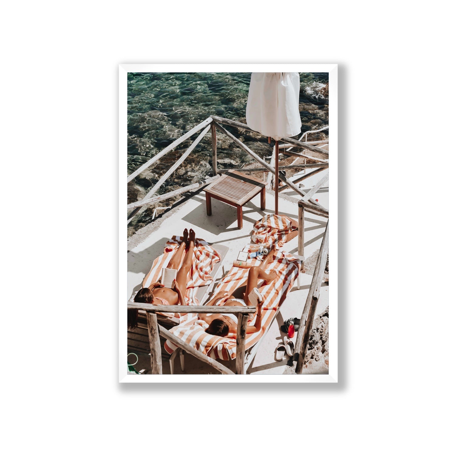 Sun Kissed fine art print, Tuscany, Italy, Giant, White Frame · Full Bleed, Fine Art Print