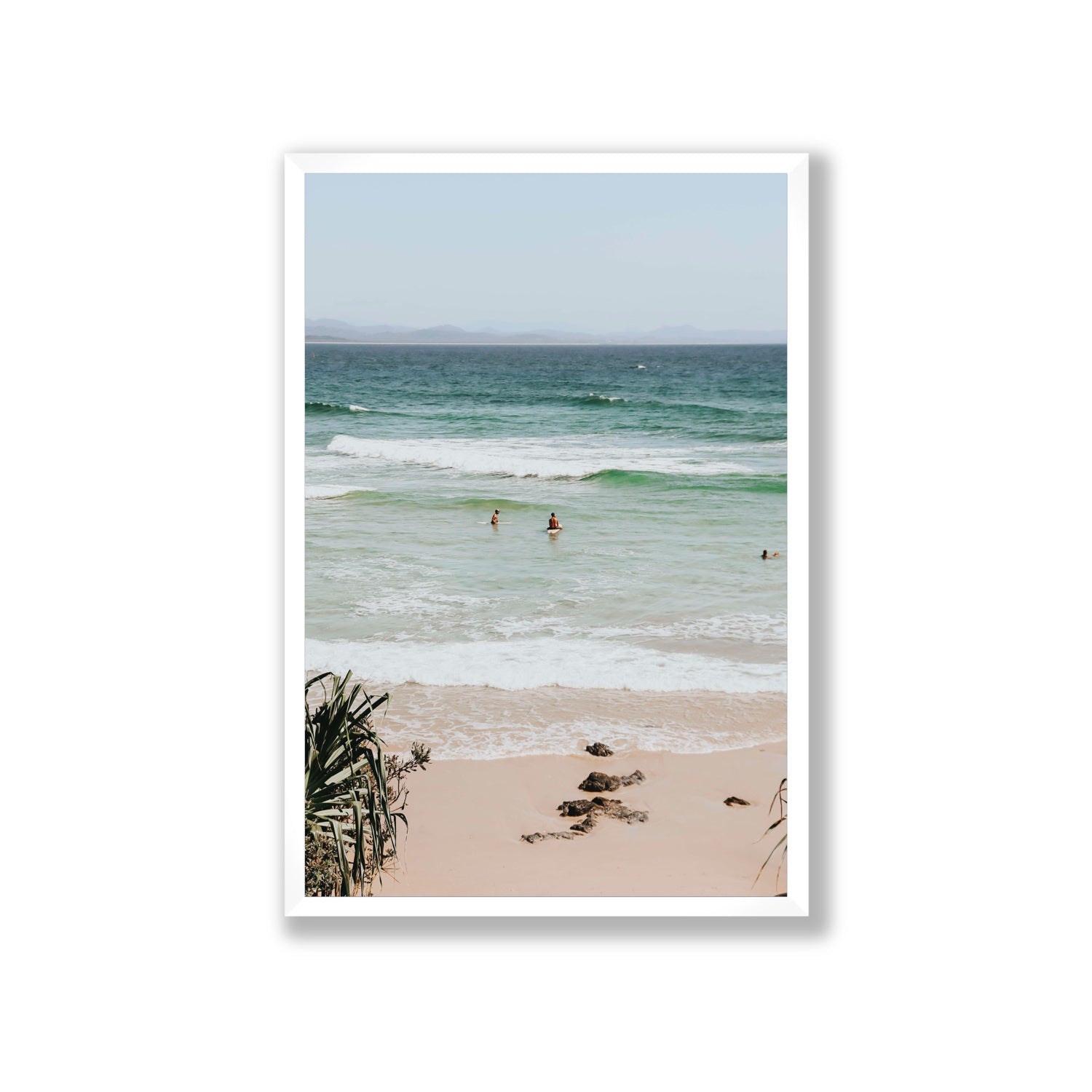 Lets Go Trippin' fine art print, Byron Bay, Australia, Giant, White Frame · Full Bleed, Fine Art Print