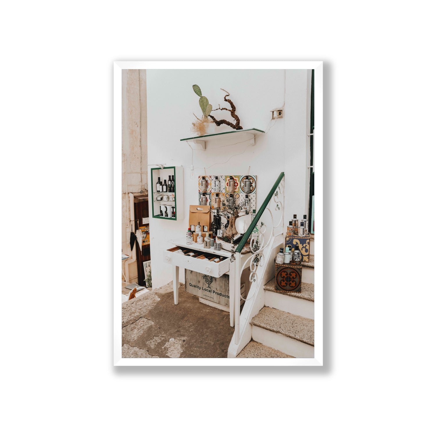 Liquid Gold fine art print, Puglia, Italy, Giant, White Frame · Full Bleed, Fine Art Print