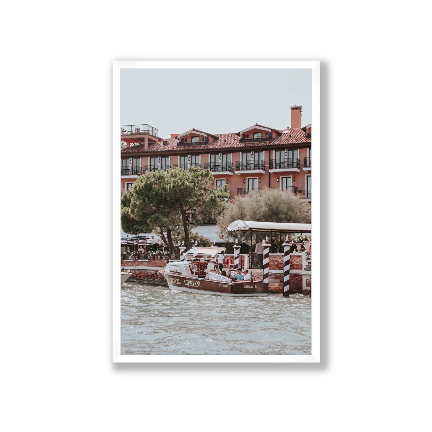 Cocai II Venice Italian wall art Giant full-bleed fine art print in white frame