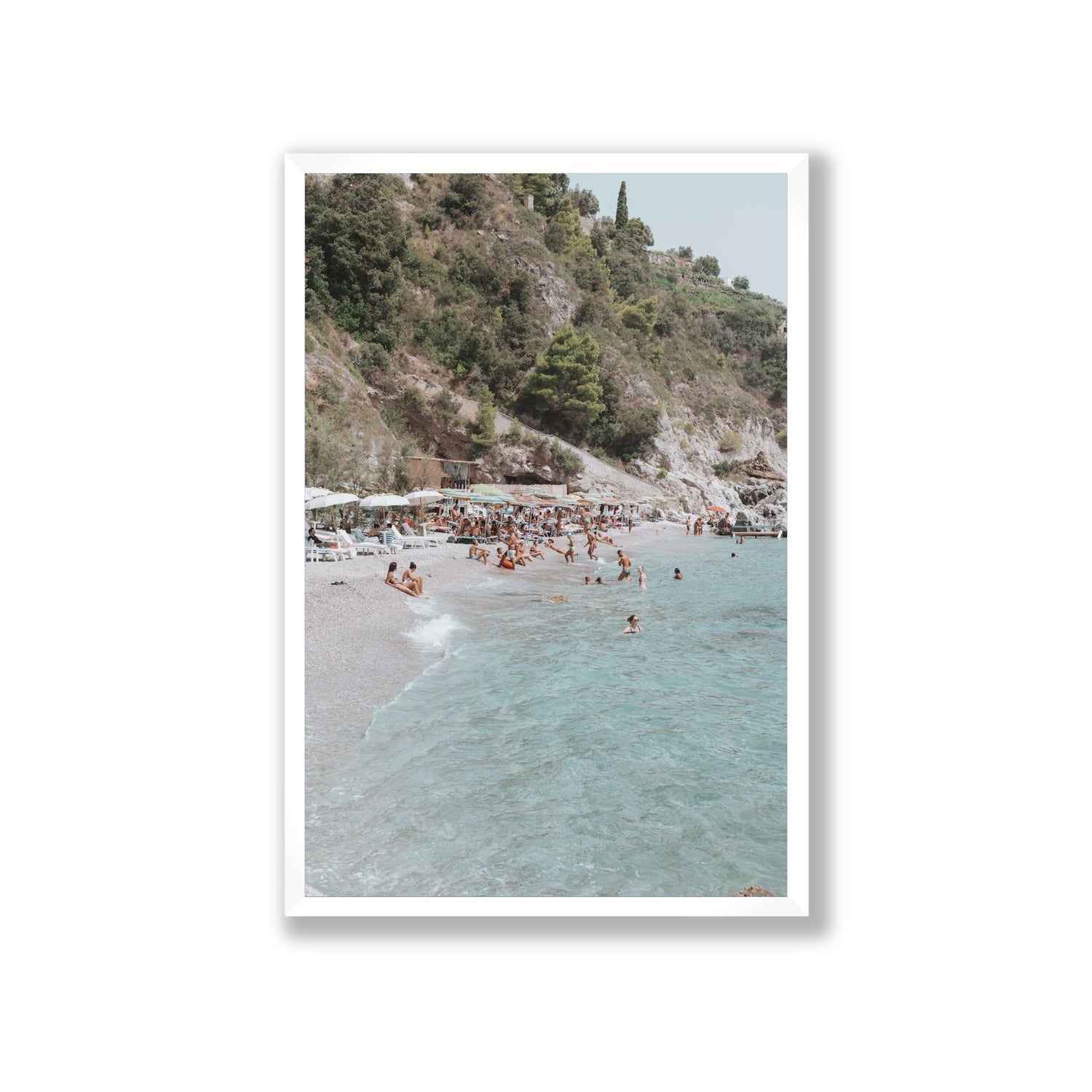 Mediterranean Magic fine art print, Amalfi, Italy, Giant, White Frame · Full Bleed, Fine Art Print
