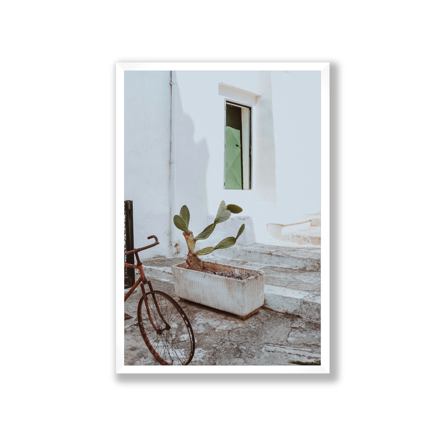 Simple Harmony fine art print, Puglia, Italy, Giant, White Frame · Full Bleed, Fine Art Print