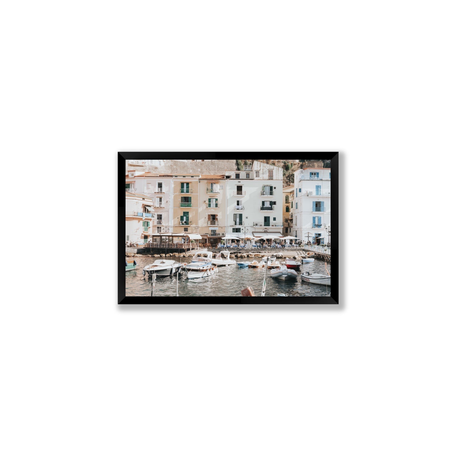 L'Insenatura fine art print, Sorrento, Italy, Medium, Black Frame · Full Bleed, Fine Art Print