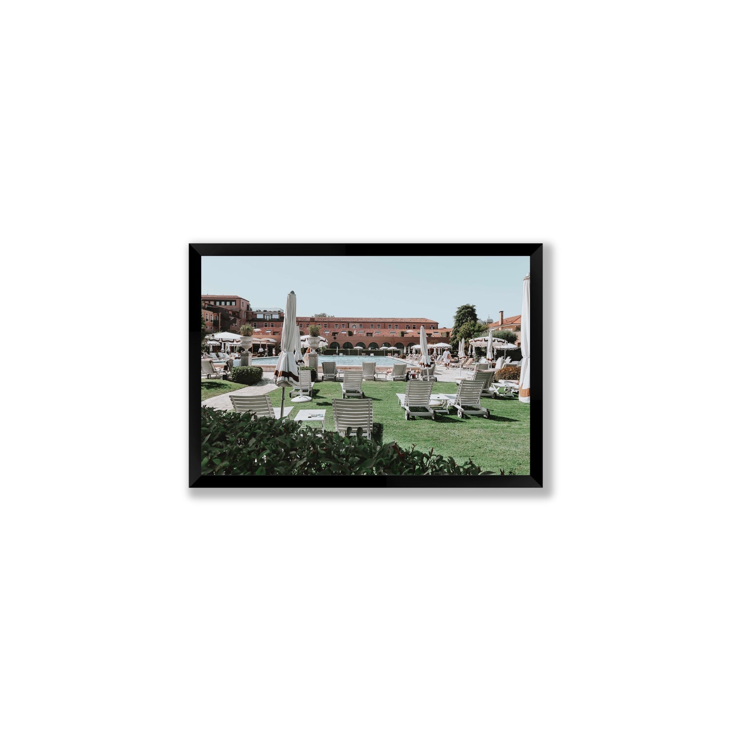 Arrigo Venice Italian wall art Medium full-bleed fine art print in black frame