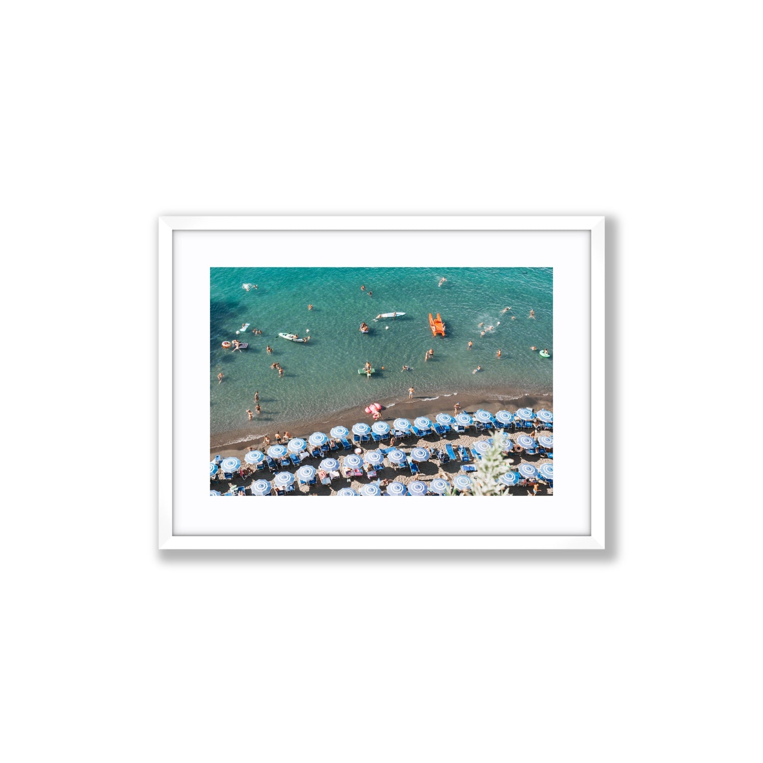 The Sea of Tranquility fine art print, Sorrento, Italy, Medium, White Frame · Matboard, Fine Art Print