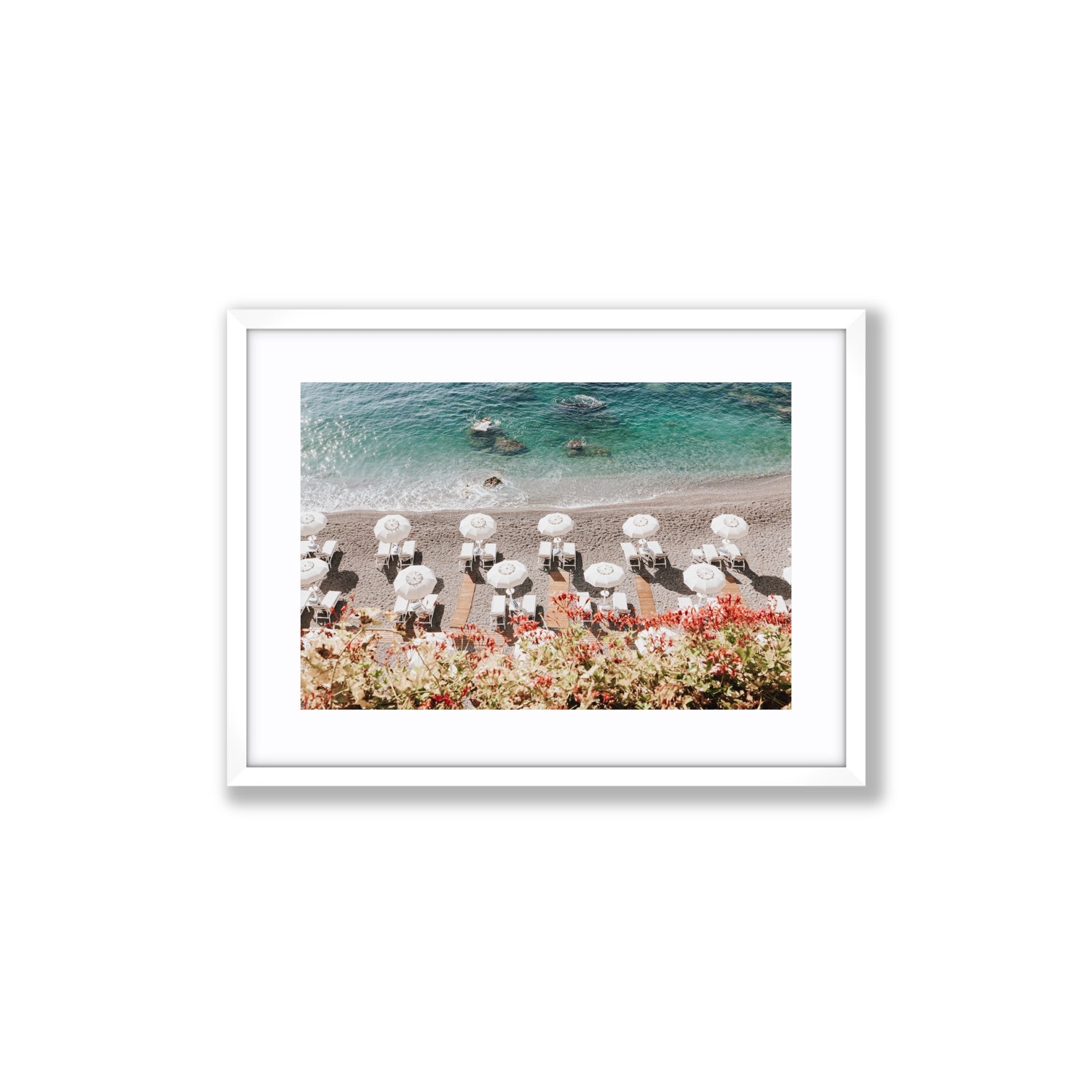 Coastal Charms fine art print, Amalfi, Italy, Medium, White Frame · Matboard, Fine Art Print