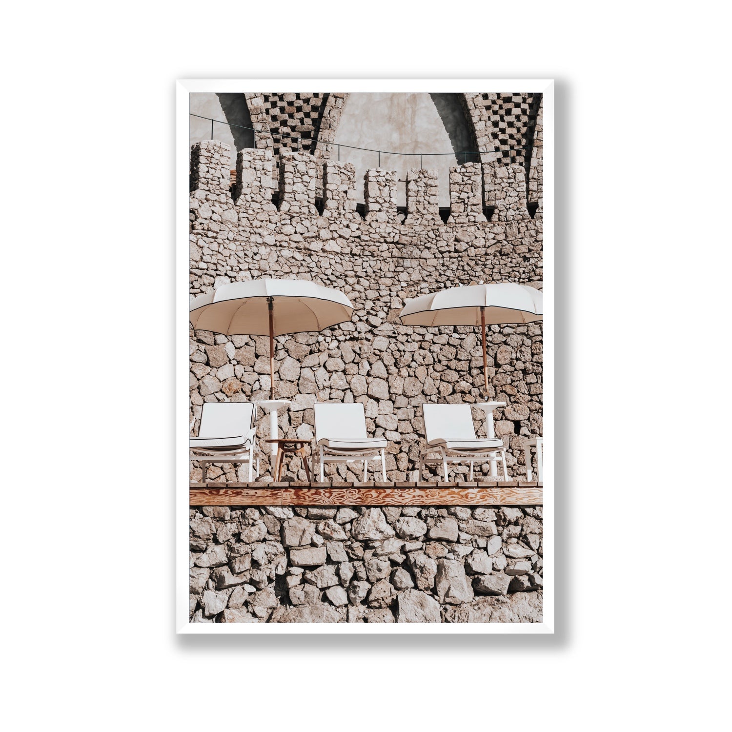 Pietra Amalfitana fine art print, Amalfi, Italy, luxury escapes artwork, Gallery, White Frame · Full Bleed, Fine Art Print