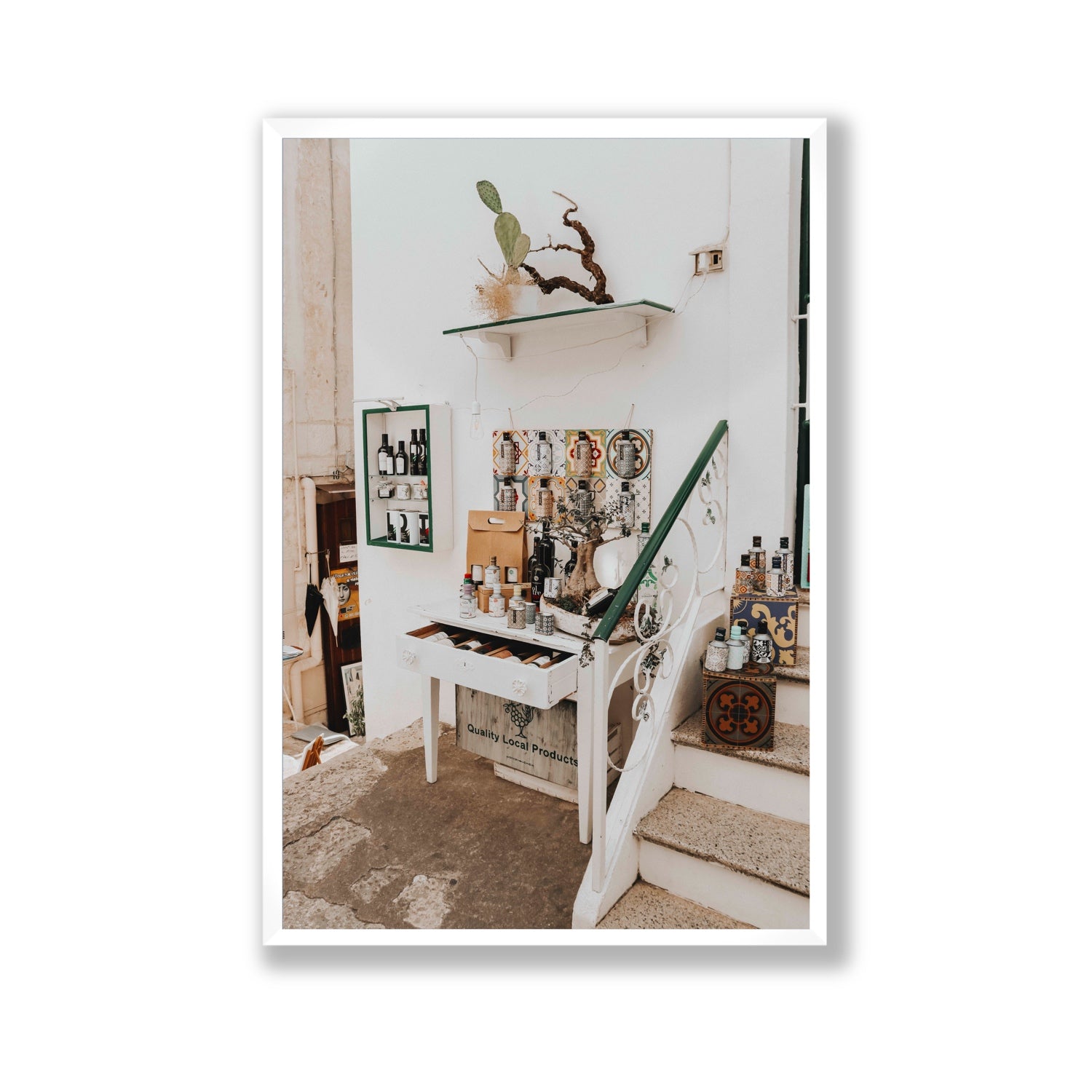 Liquid Gold fine art print, Puglia, Italy, Gallery, White Frame · Full Bleed, Fine Art Print