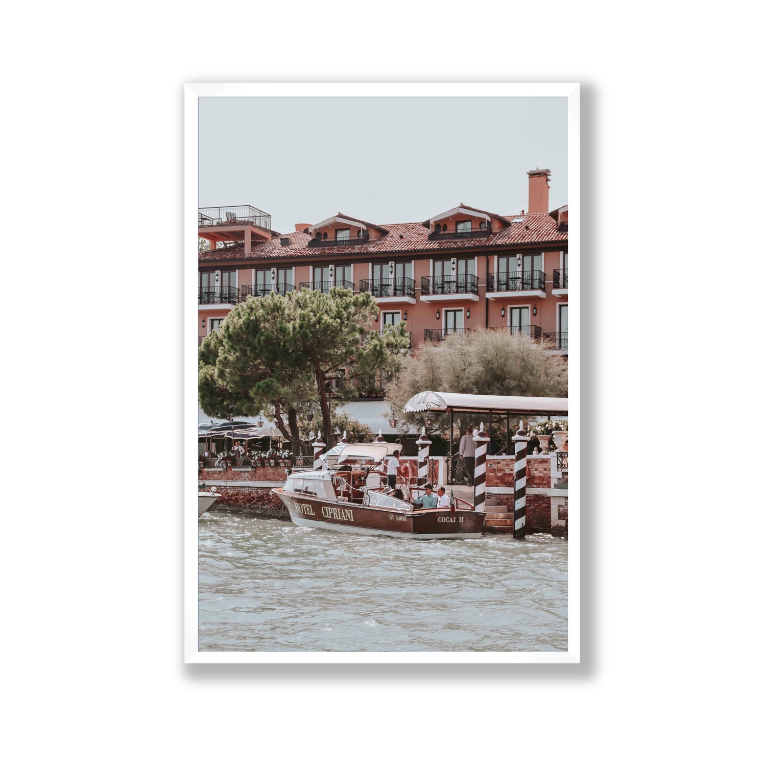 Cocai II Venice Italian wall art Gallery full-bleed fine art print in white frame