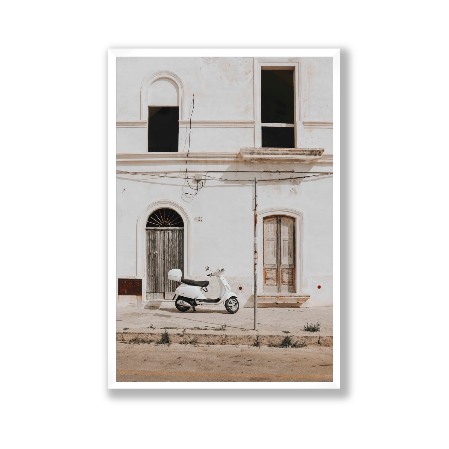 Radiant Ride fine art print, Puglia, Italy, Gallery, White Frame · Full Bleed, Fine Art Print
