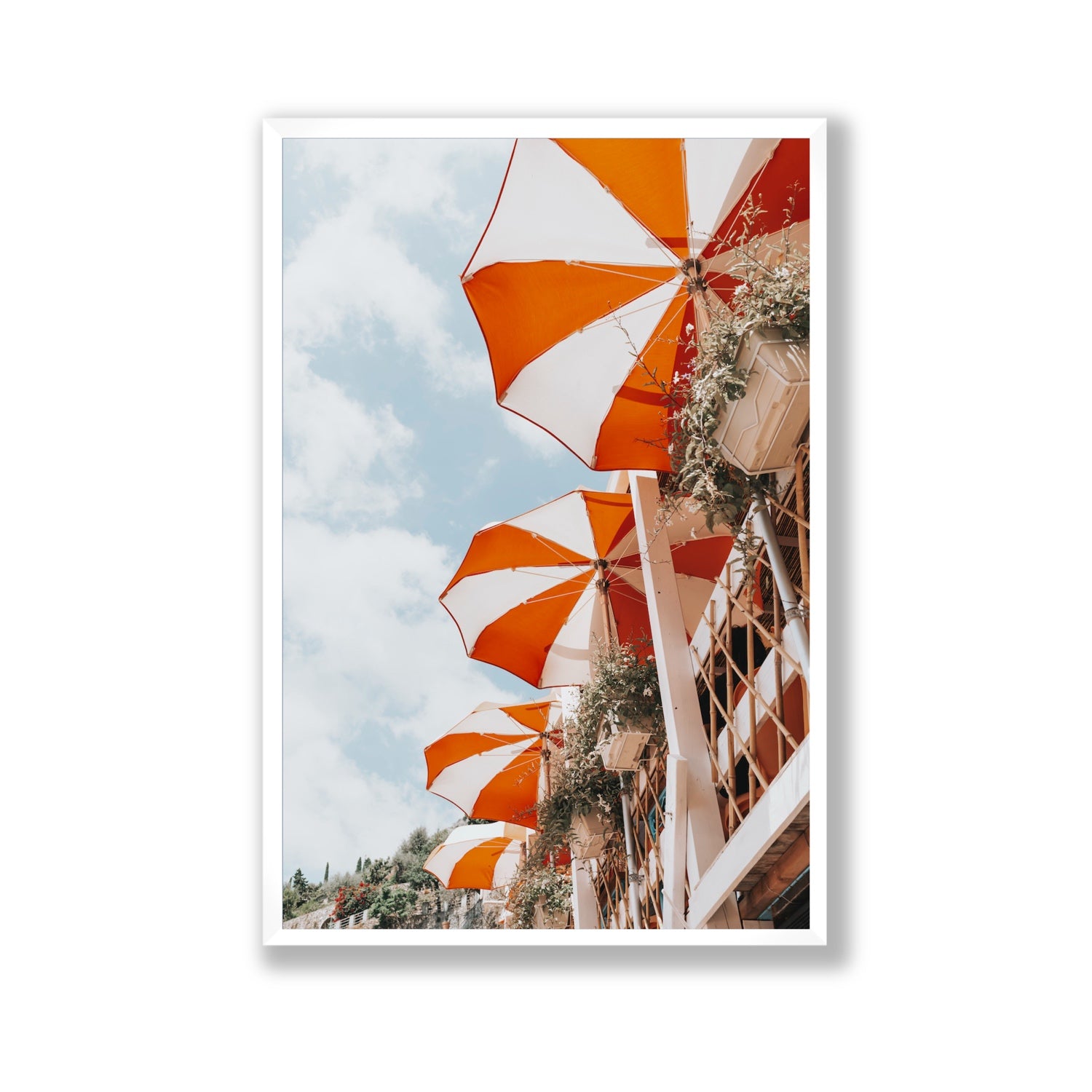 Mantienilo Semplice fine art print, Positano, Italy, Gallery, White Frame · Full Bleed, Fine Art Print