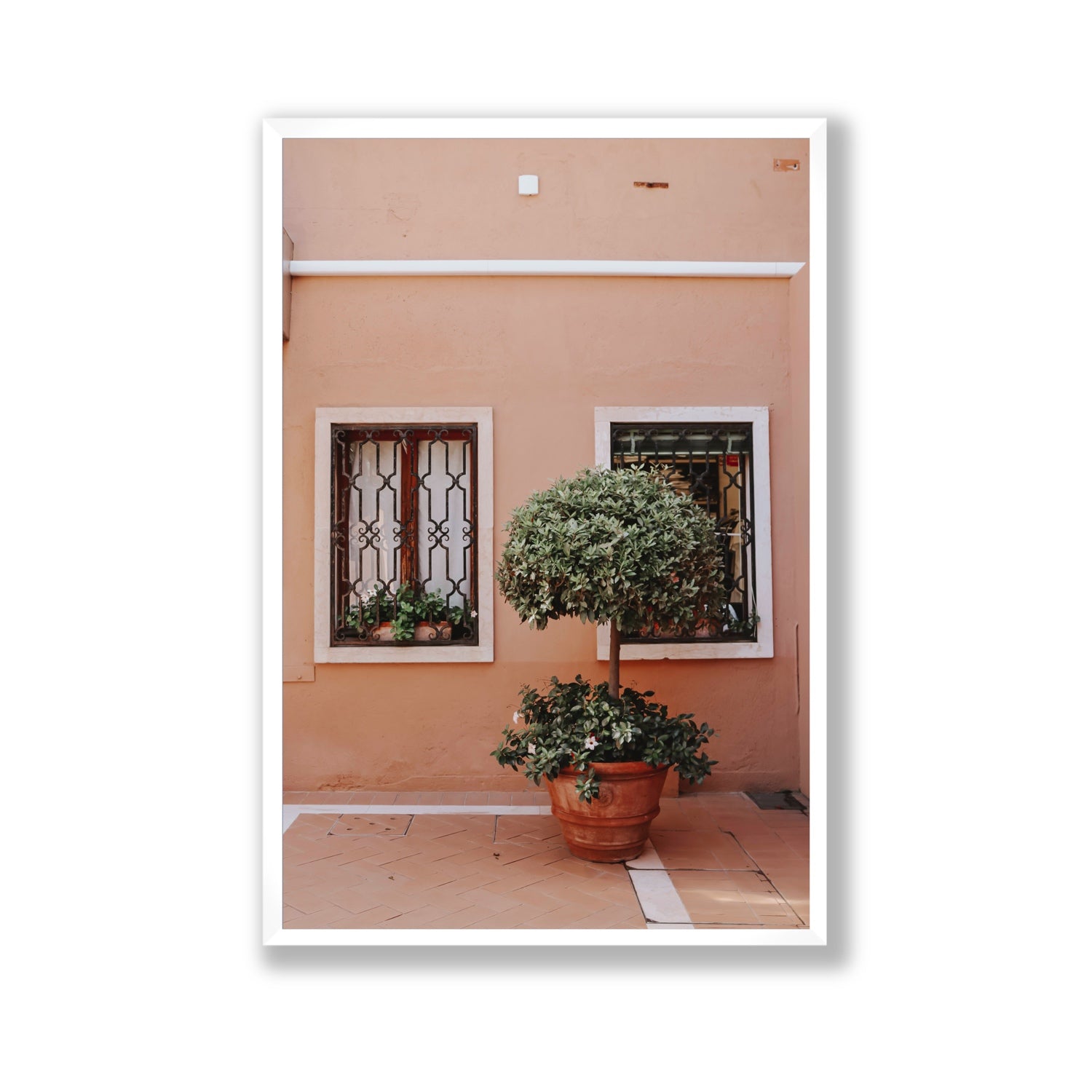Semplicemente Bello Venice Italian wall art Gallery full-bleed fine art print in white frame