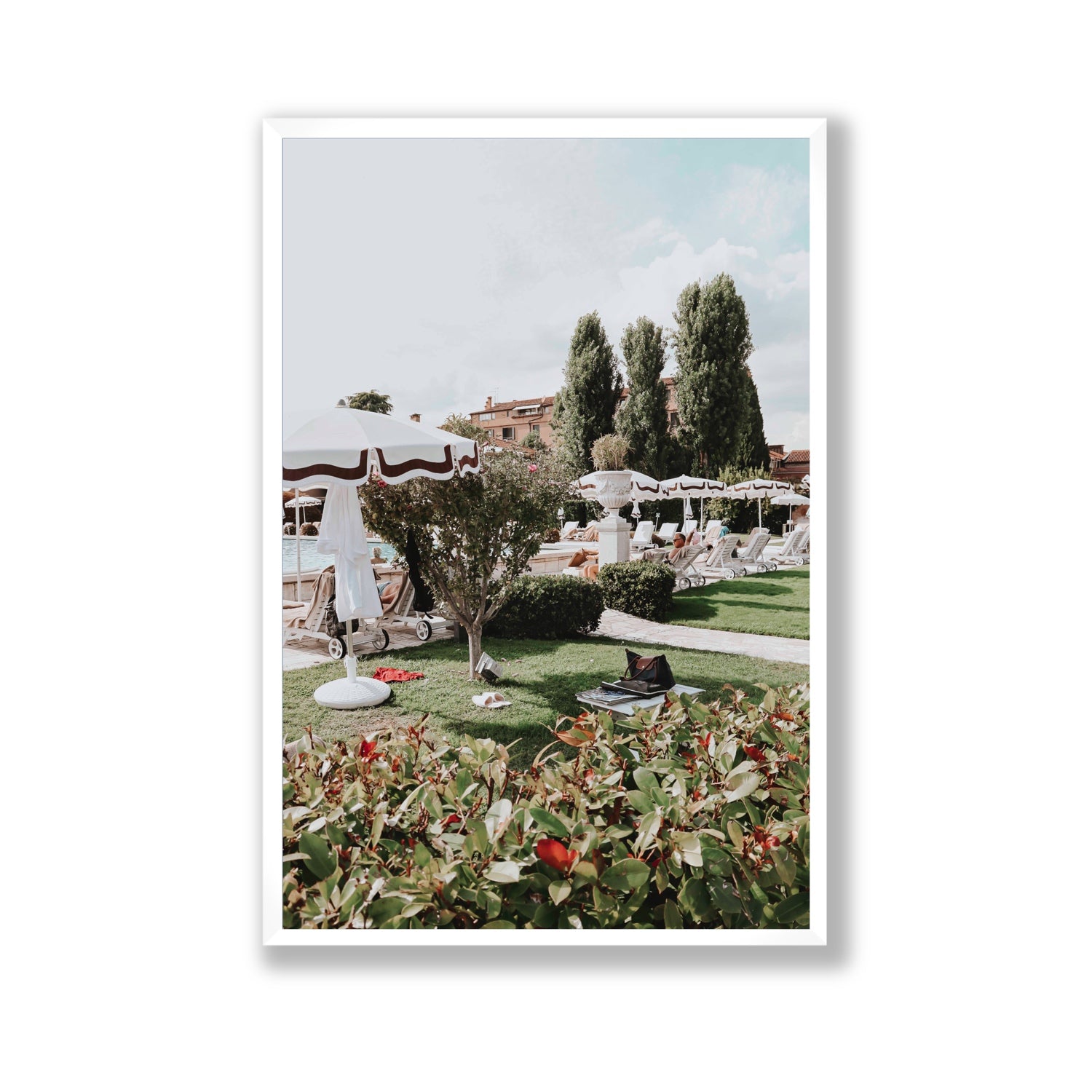 La Serenissima Venice Italian wall art Gallery full-bleed fine art print in white frame