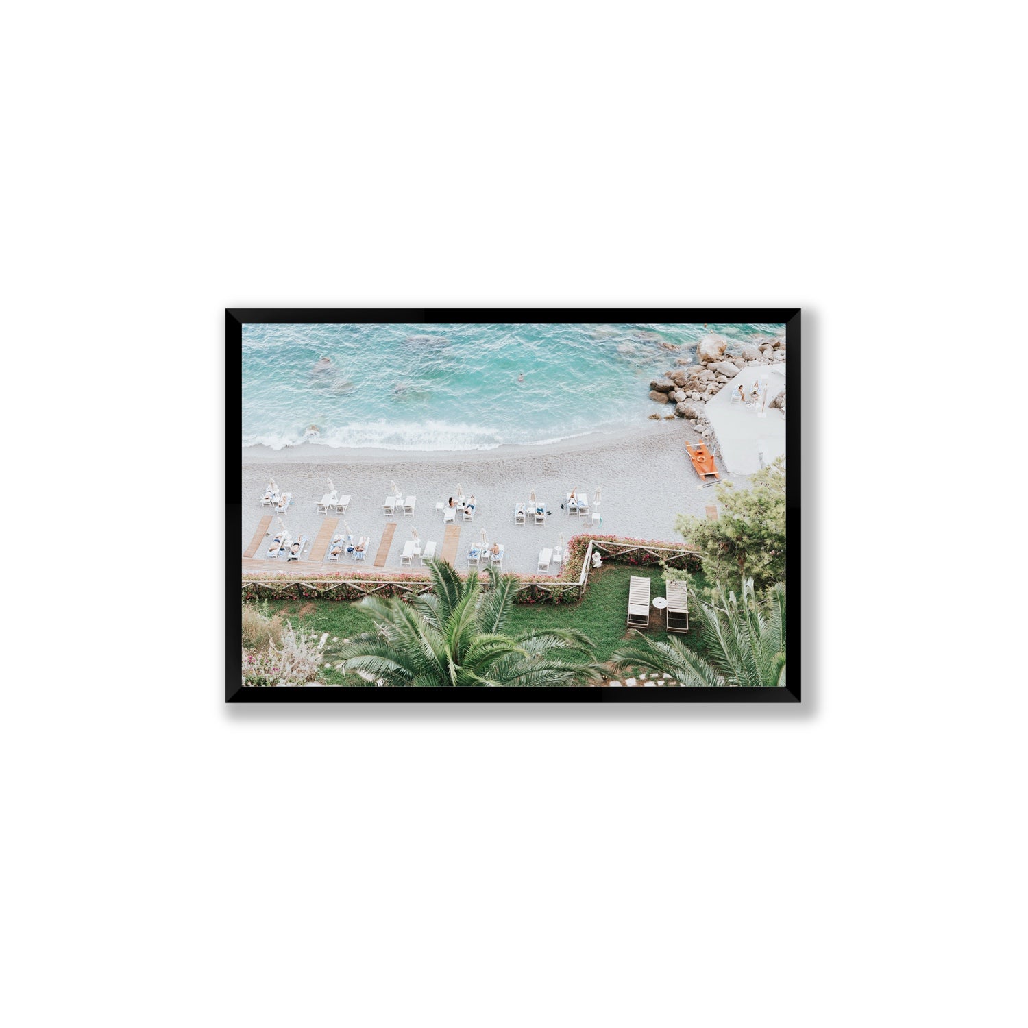 Elysian fine art print, Amalfi, Italy, Large, Black Frame · Full Bleed, Fine Art Print