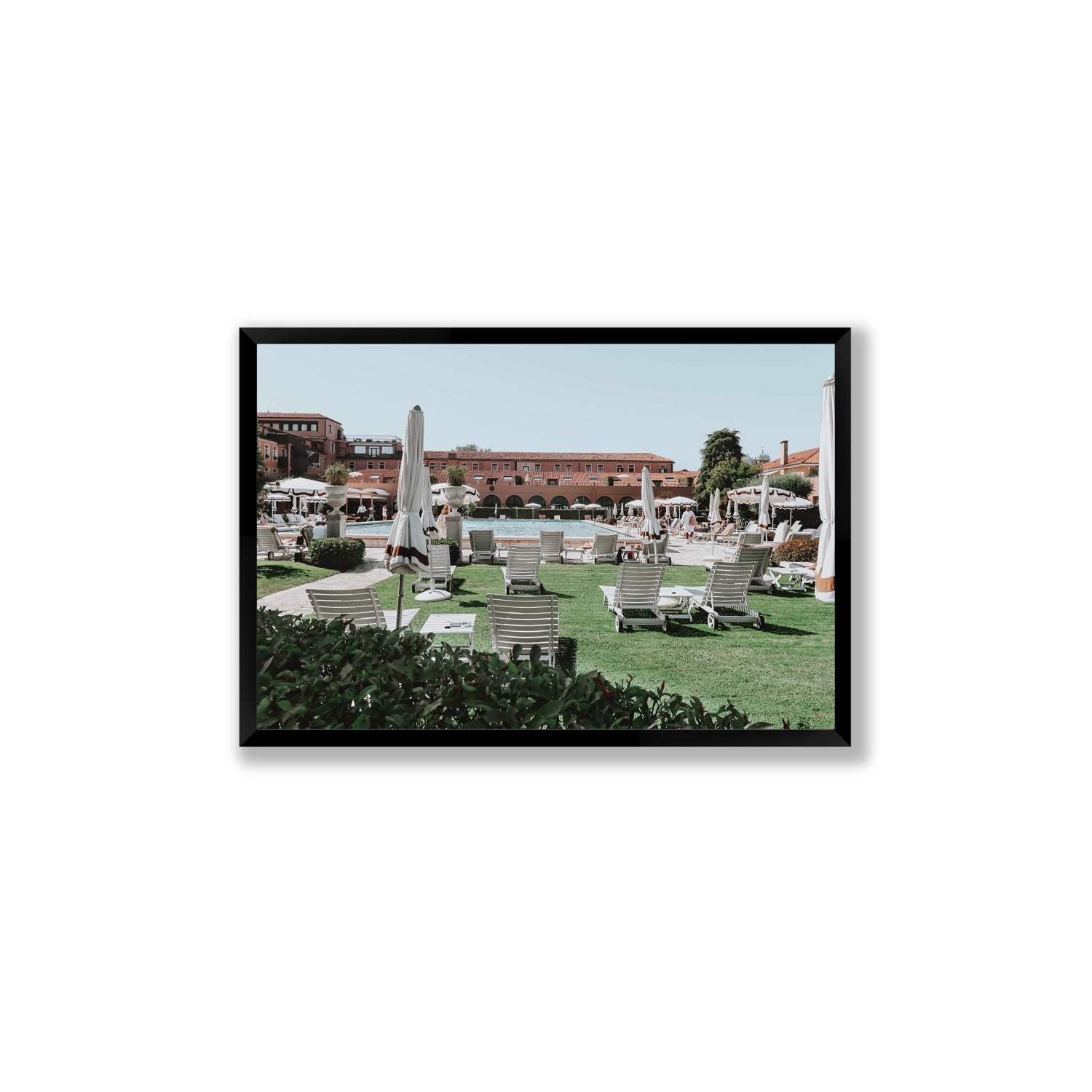 Arrigo Venice Italian wall art Large full-bleed fine art print in black frame