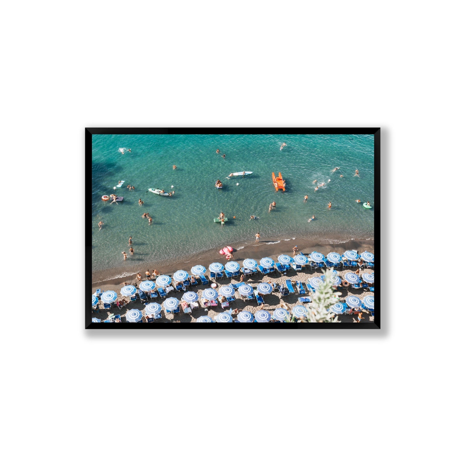 The Sea of Tranquility fine art print, Sorrento, Italy, Extra Large, Black Frame · Full Bleed, Fine Art Print