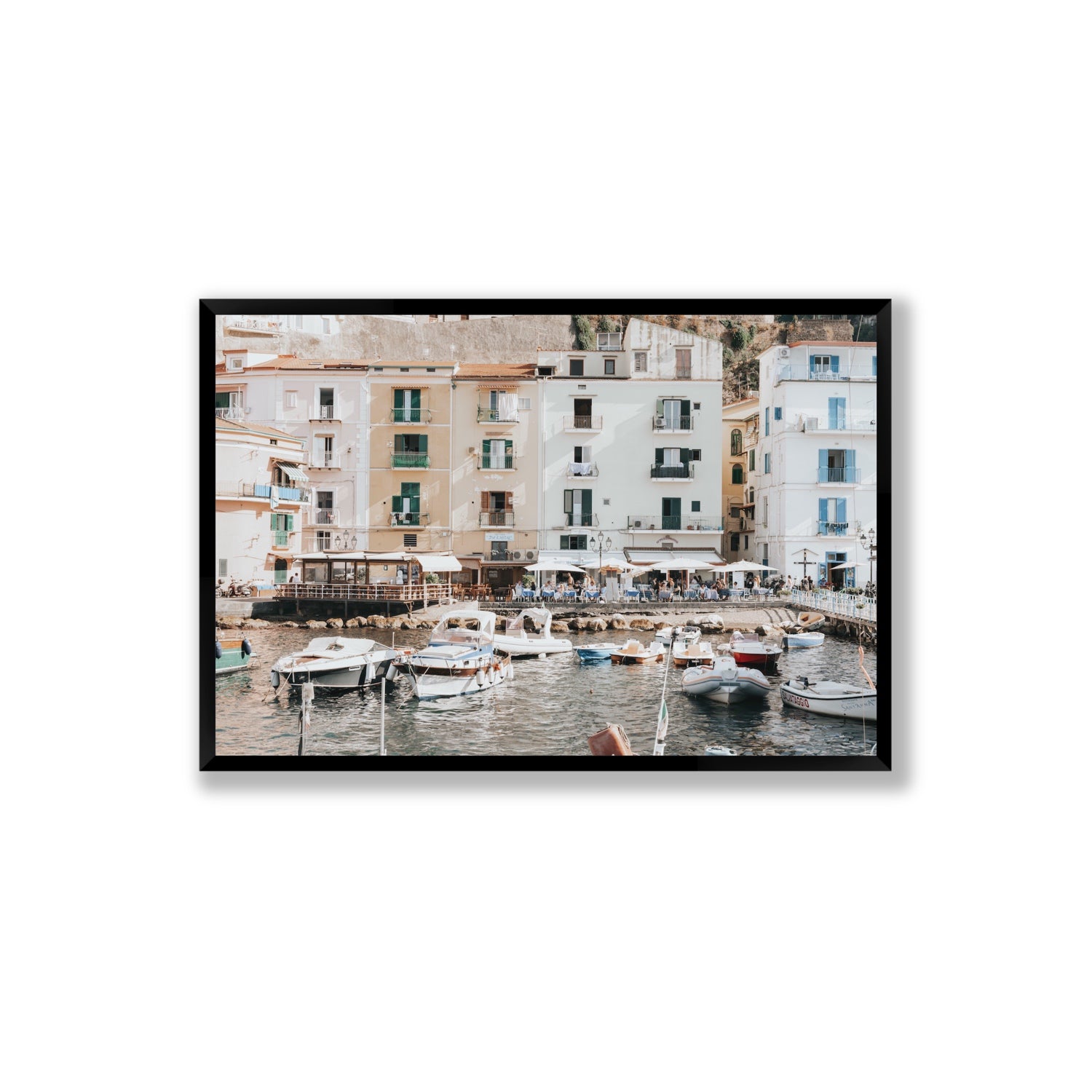L'Insenatura fine art print, Sorrento, Italy, Extra Large, Black Frame · Full Bleed, Fine Art Print