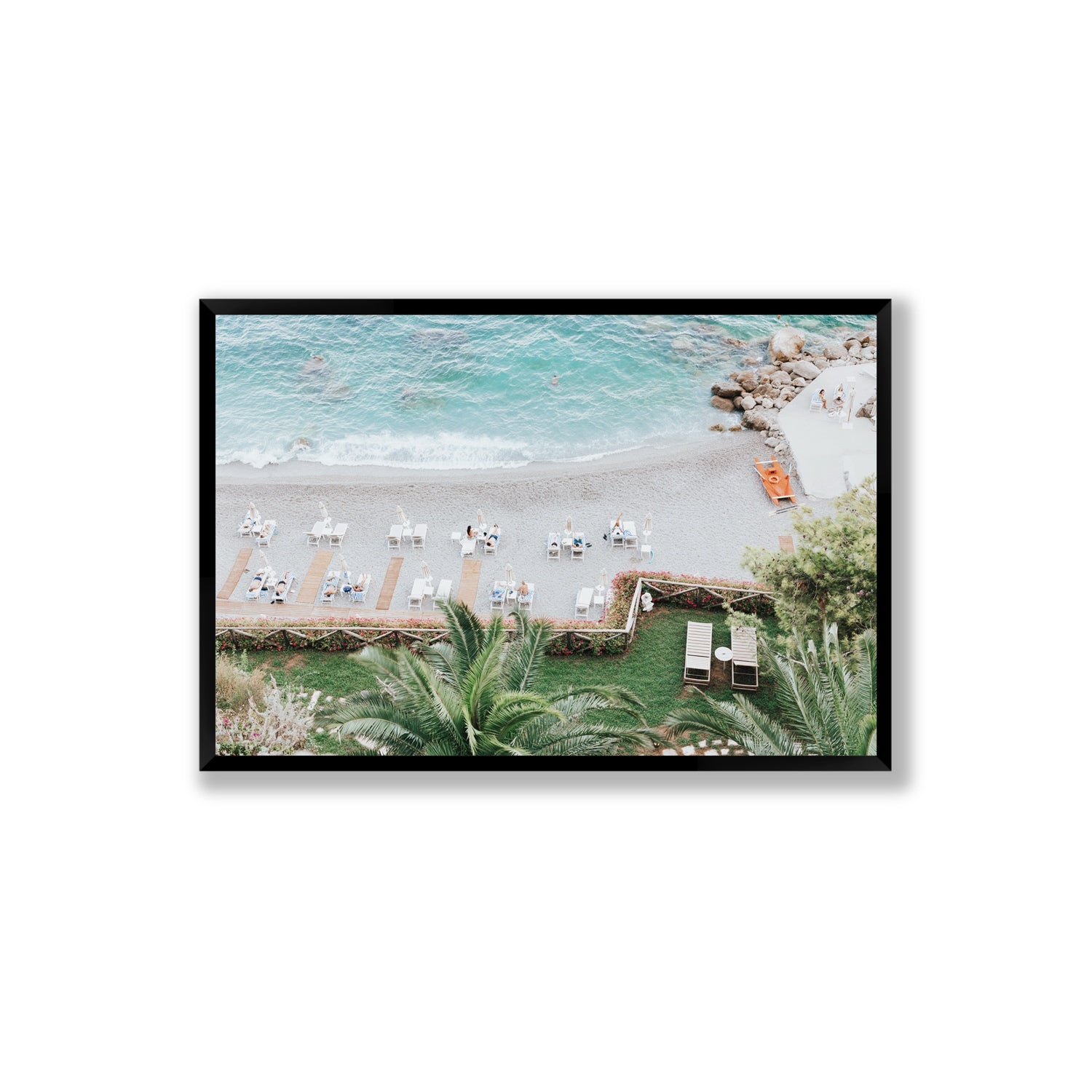 Elysian fine art print, Amalfi, Italy, Extra Large, Black Frame · Full Bleed, Fine Art Print