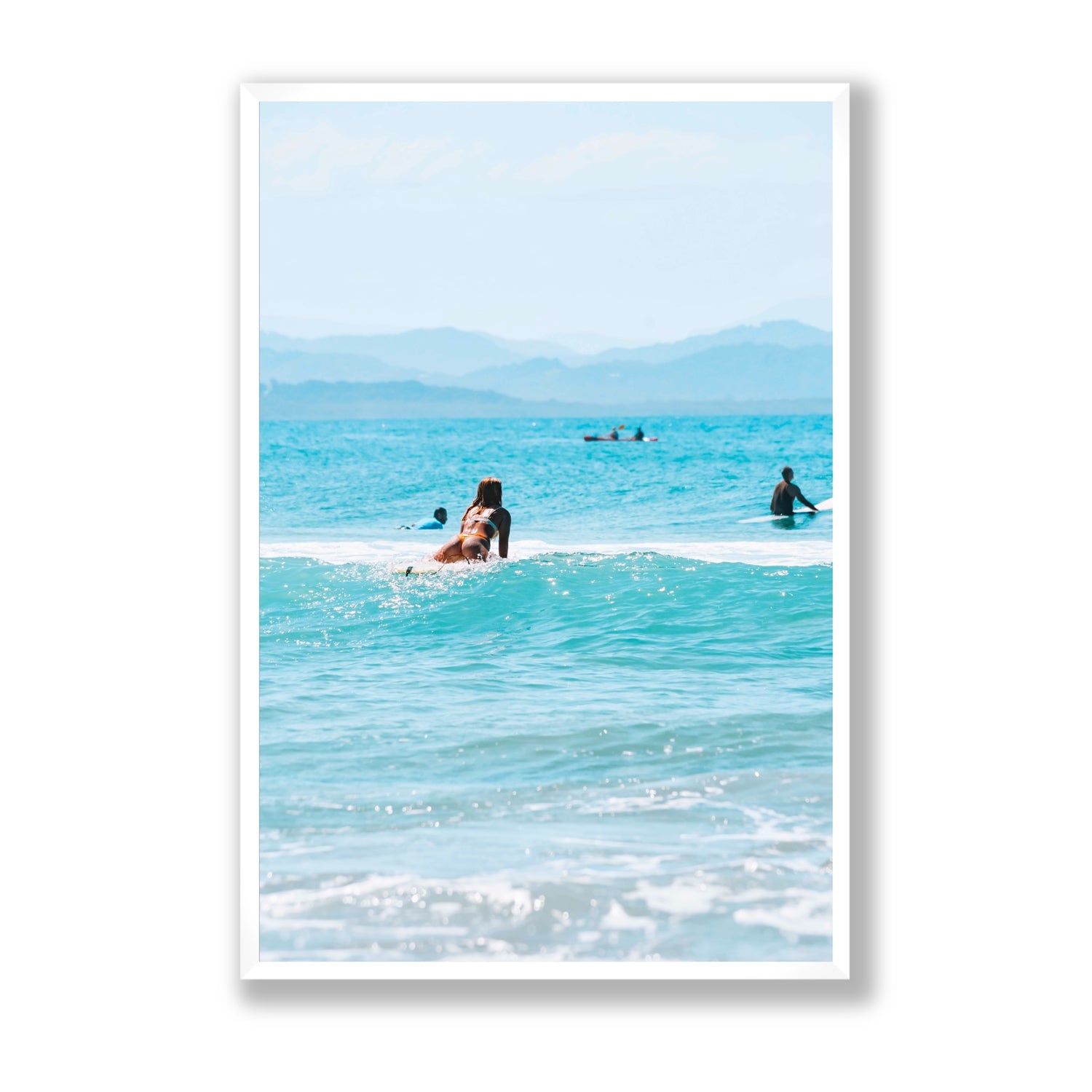 Tatiana fine art print, Byron Bay, Australia, Statement, White Frame · Full Bleed, Fine Art Print