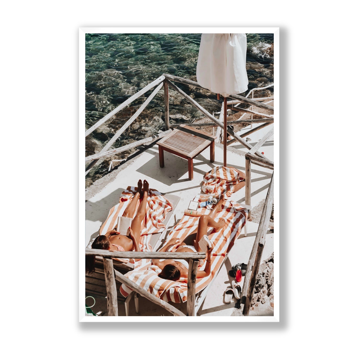 Sun Kissed fine art print, Tuscany, Italy, Statement, White Frame · Full Bleed, Fine Art Print