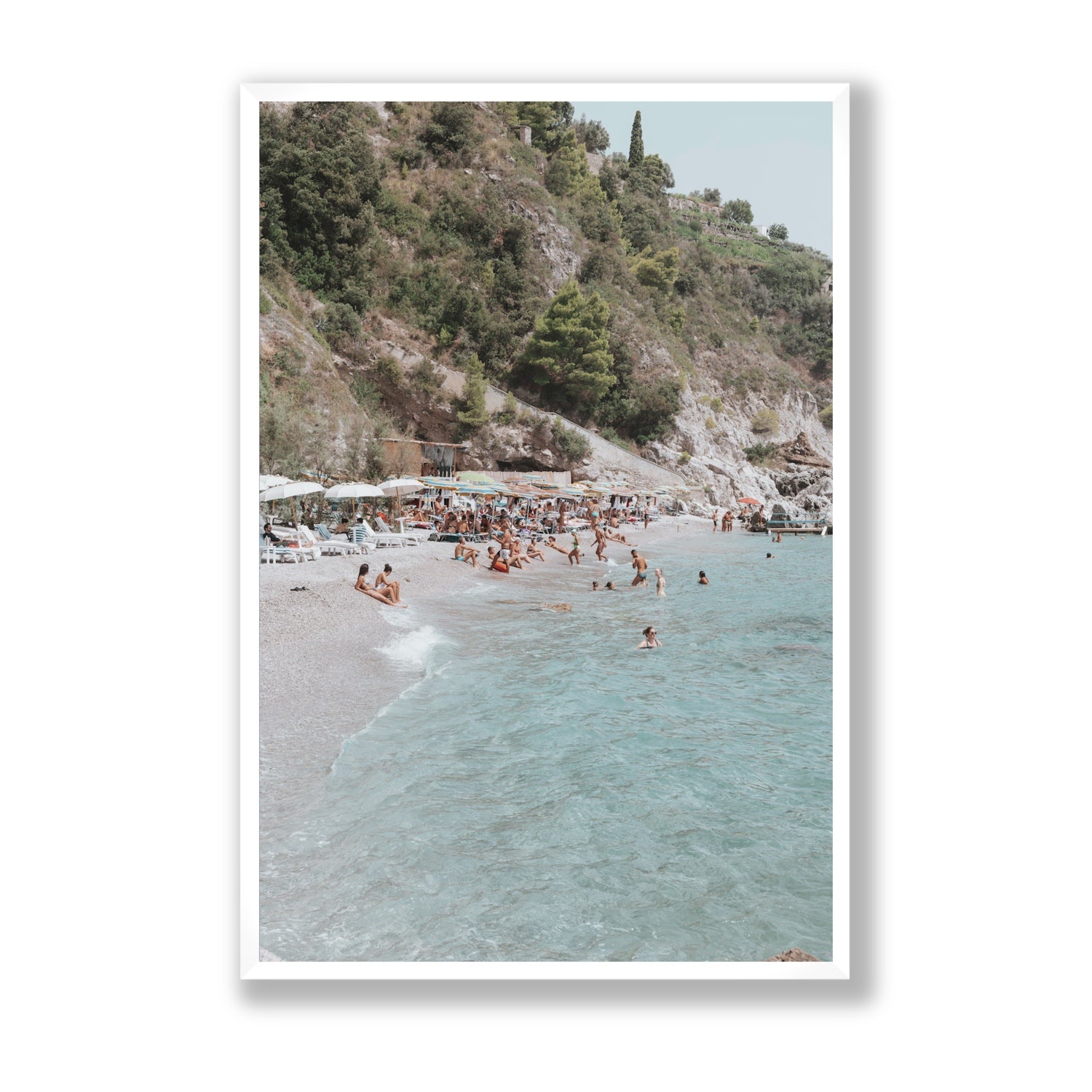 Mediterranean Magic fine art print, Amalfi, Italy, Statement, White Frame · Full Bleed, Fine Art Print
