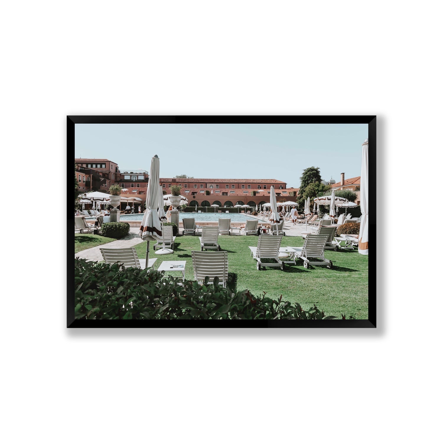 Arrigo Venice Italian wall art Giant full-bleed fine art print in black frame