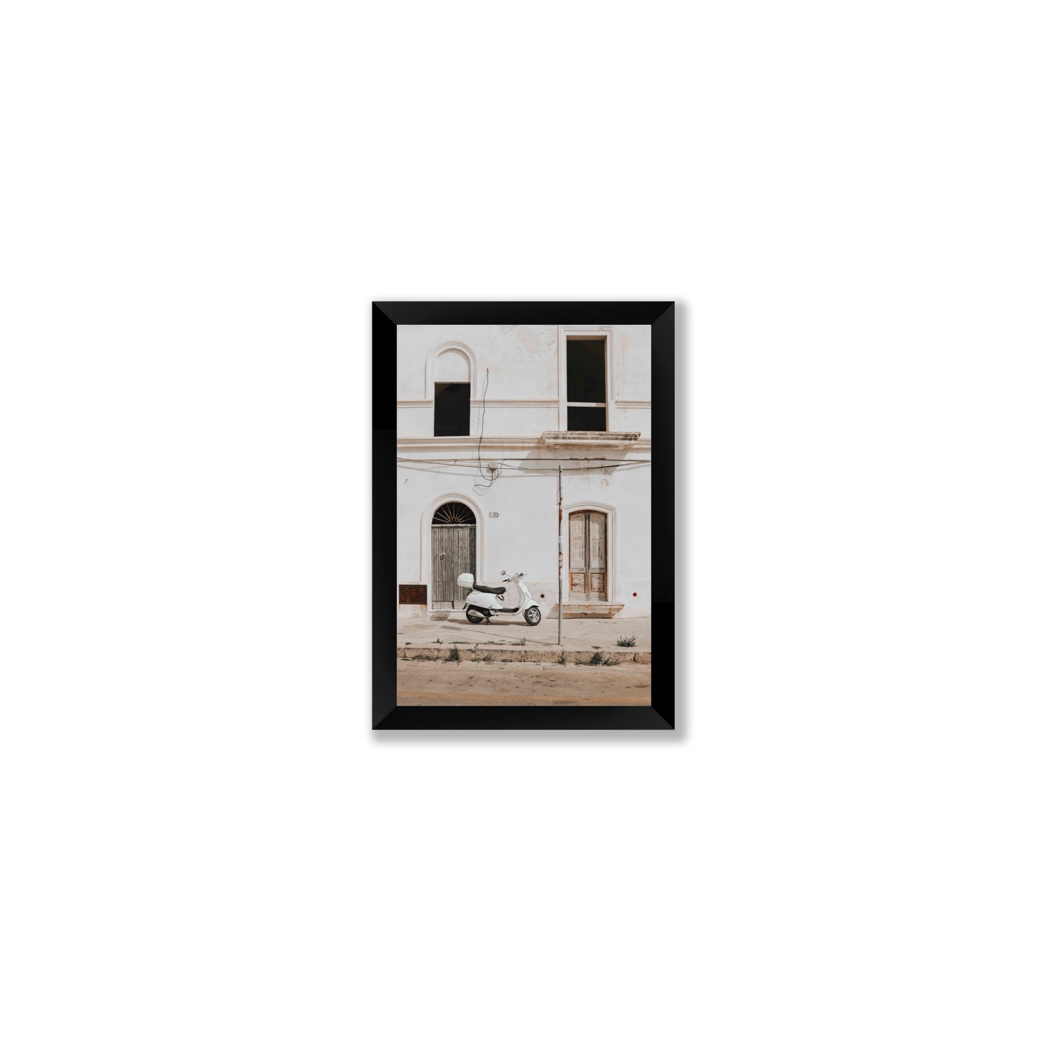 Radiant Ride fine art print, Puglia, Italy, Small, Black Frame · Full Bleed, Fine Art Print