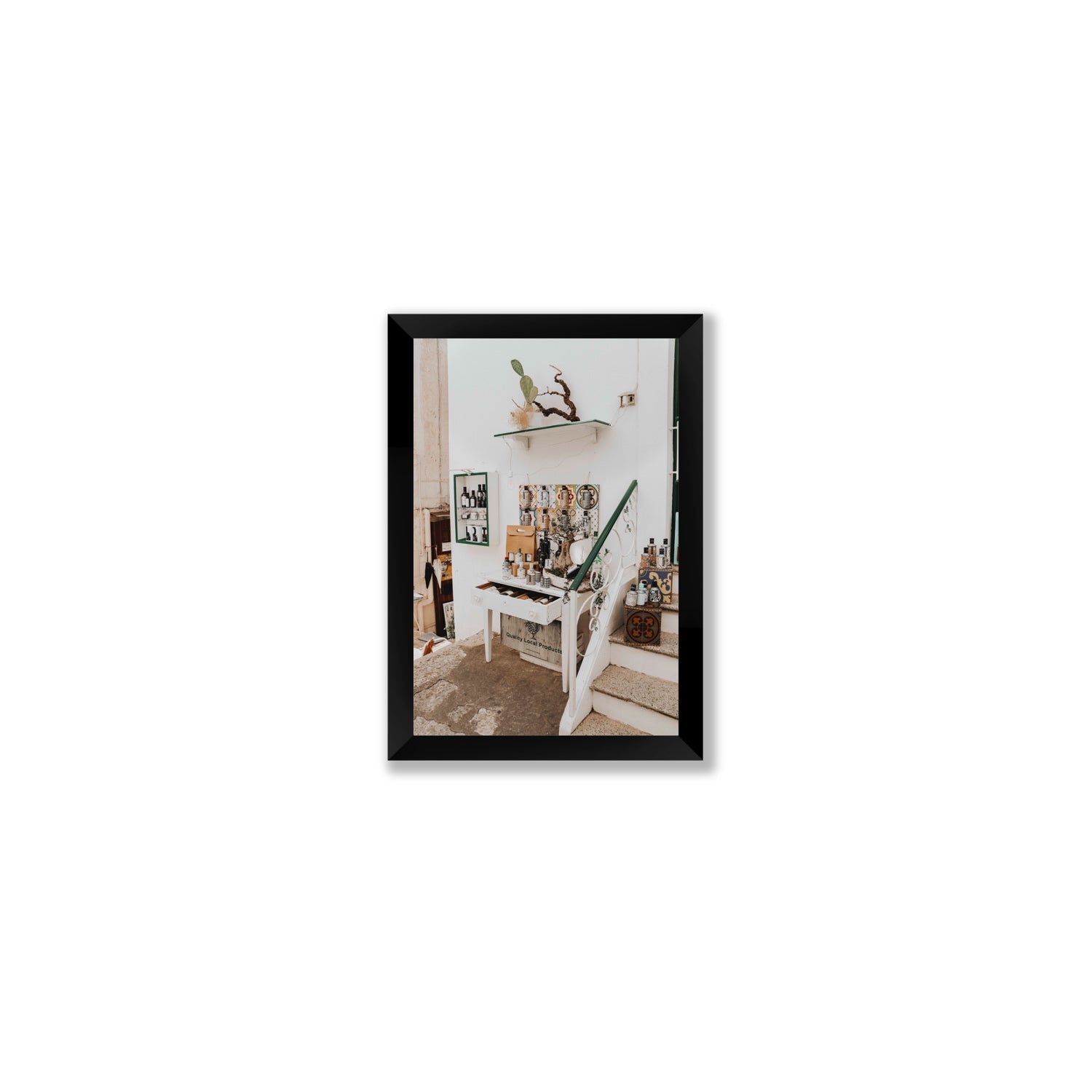 Liquid Gold fine art print, Puglia, Italy, Small, Black Frame · Full Bleed, Fine Art Print